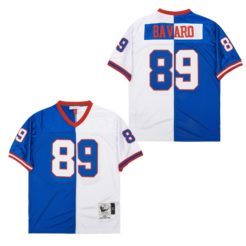 Mark Bavaro 89 New York Giants Two-Toned Throwback Blue/White NFL Jersey Men's
