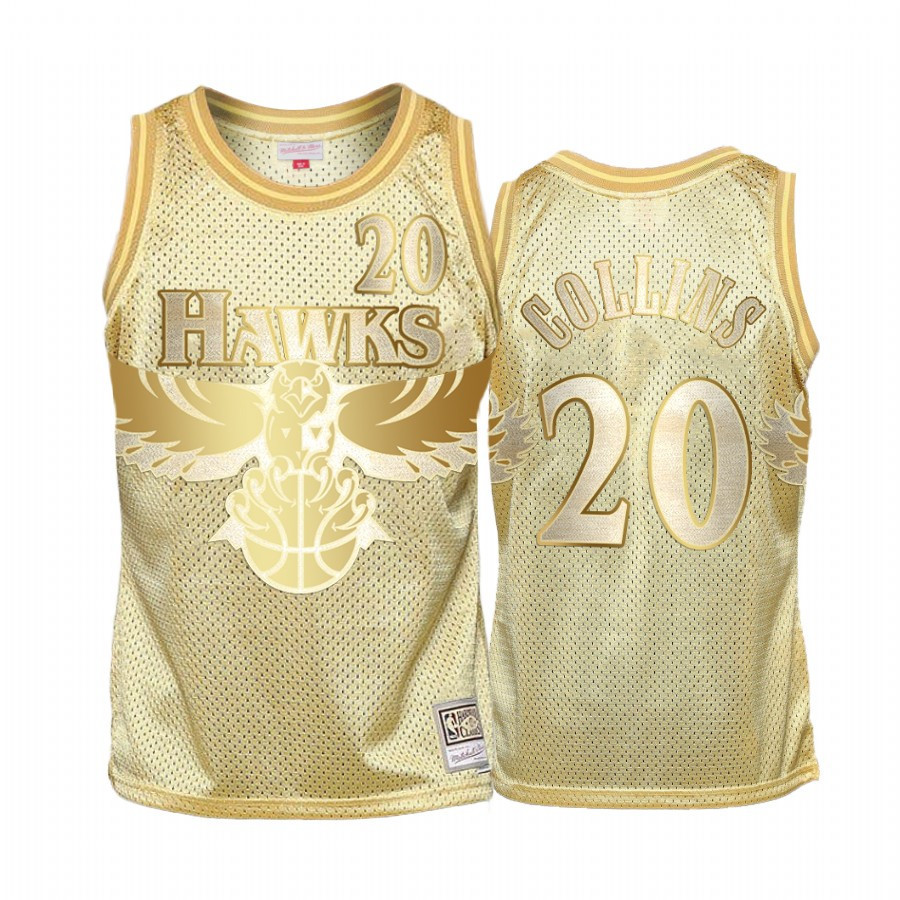 John Collins 20 Atlanta Hawks Golden Midas SM NBA Jersey Men's