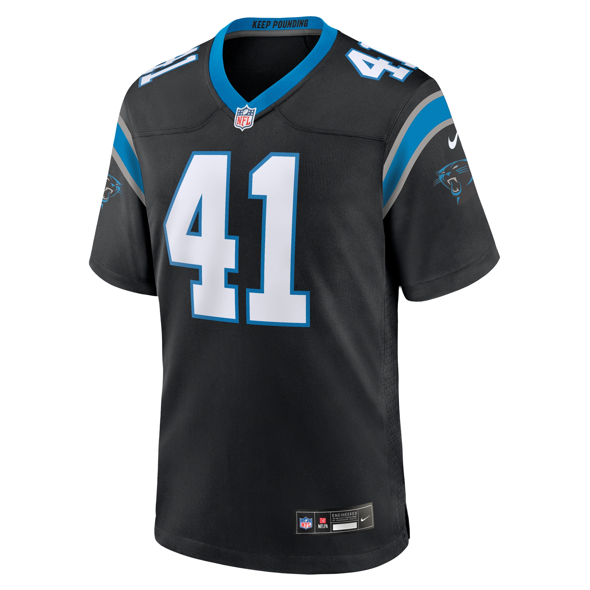 Carolina Panthers Matthias Farley Black Game NFL Jersey Men's