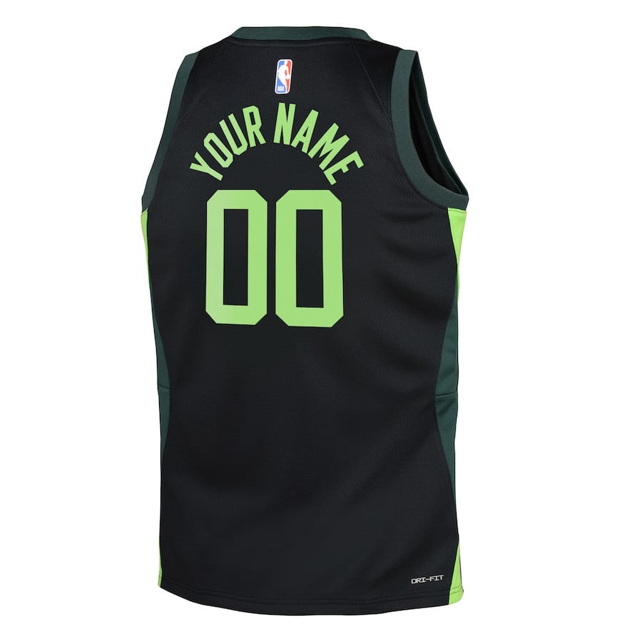 Boston Celtics 2024/25 Swingman Custom City Edition Black NBA Jersey Youth