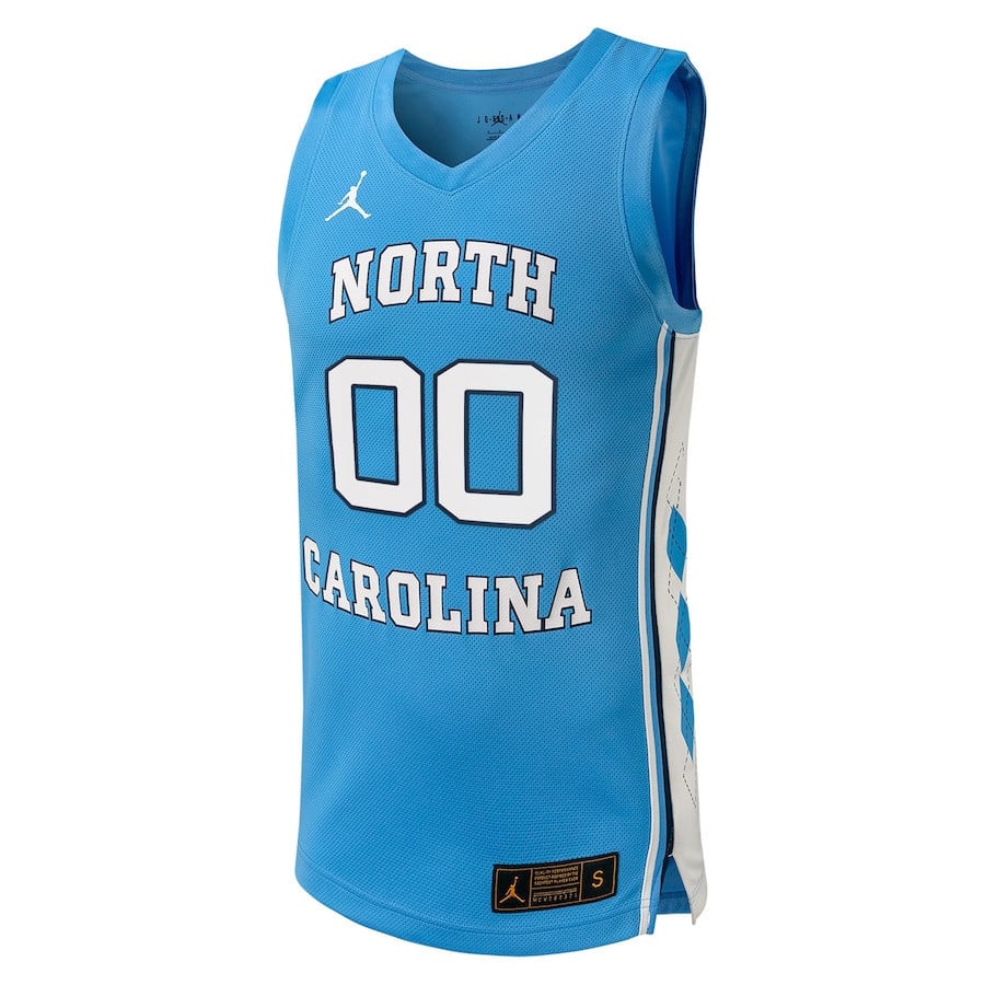 North Carolina Tar Heels Custom Carolina Blue NCAA Jersey Men's