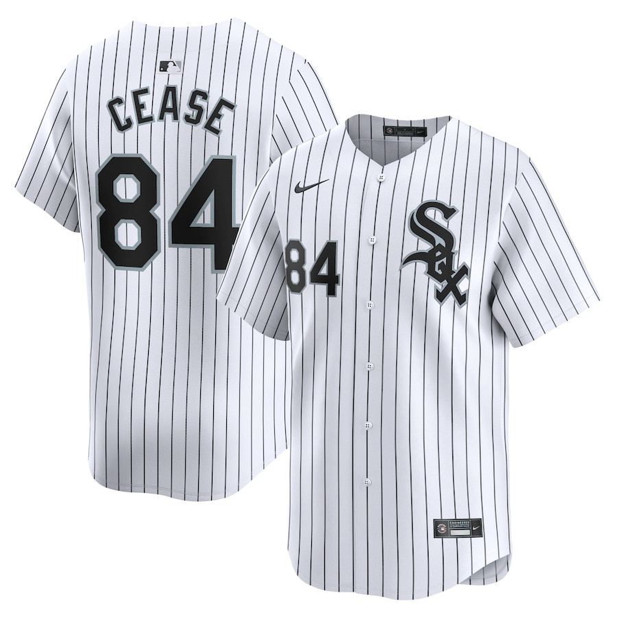 Dylan Cease 84 Chicago White Sox Home Limited Player White MLB Jersey Men's