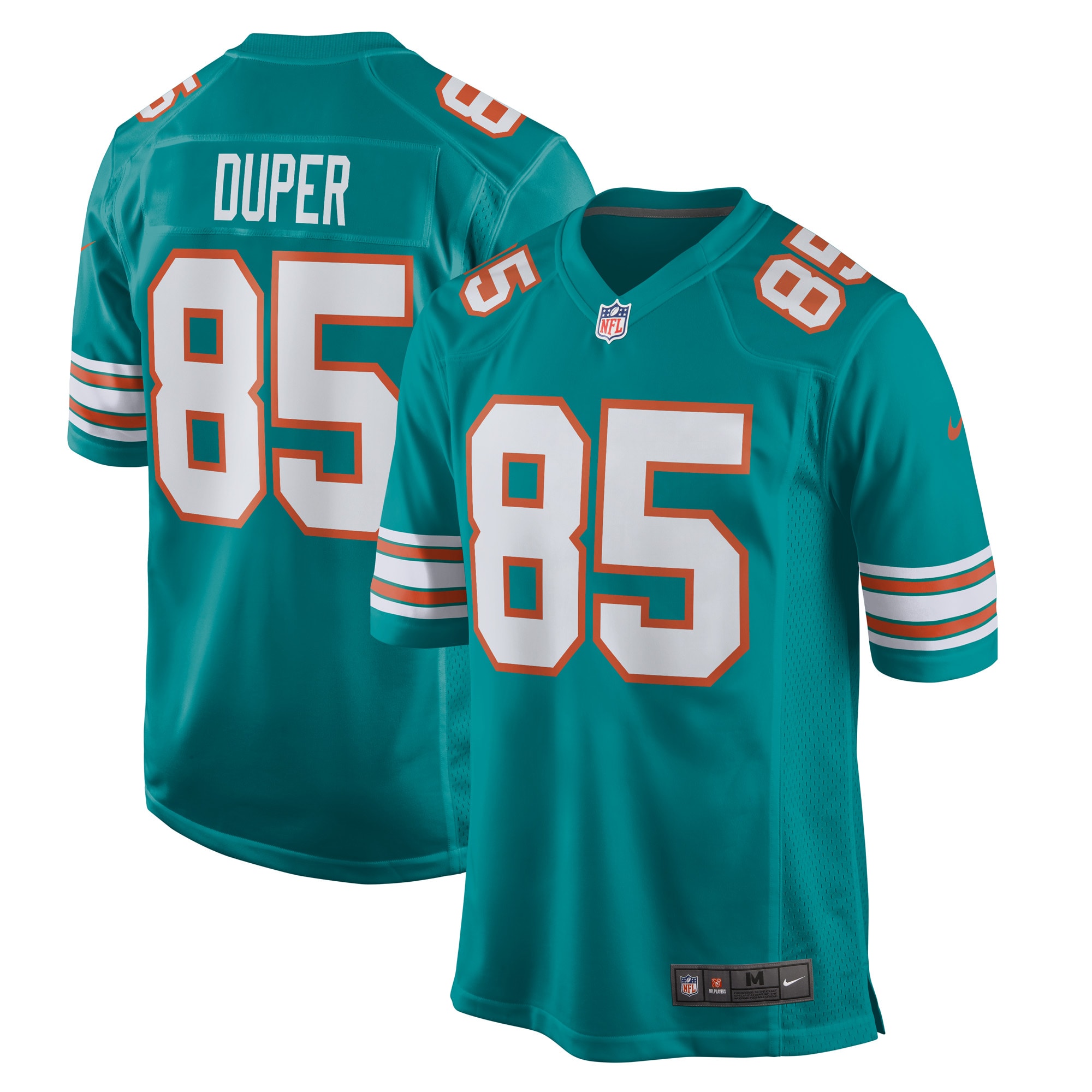 Miami Dolphins Mark Duper Aqua Retired Player NFL Jersey Men's