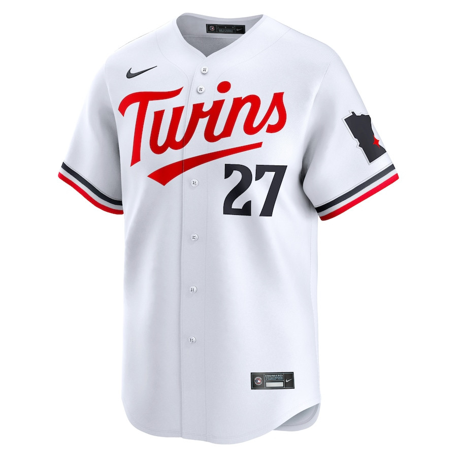 Ryan Jeffers 27 Minnesota Twins Home Limited Player White MLB Jersey Men's
