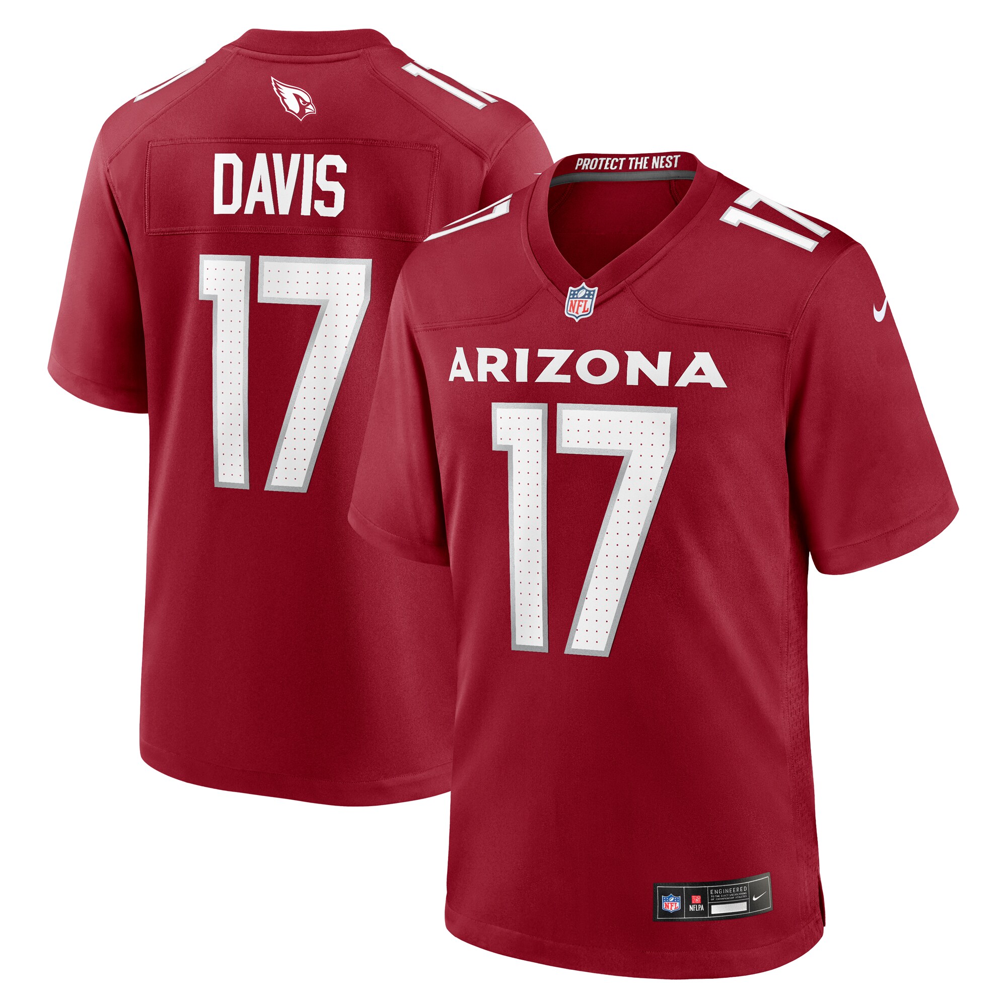 Arizona Cardinals Kaden Davis Cardinal Team Game NFL Jersey Men's