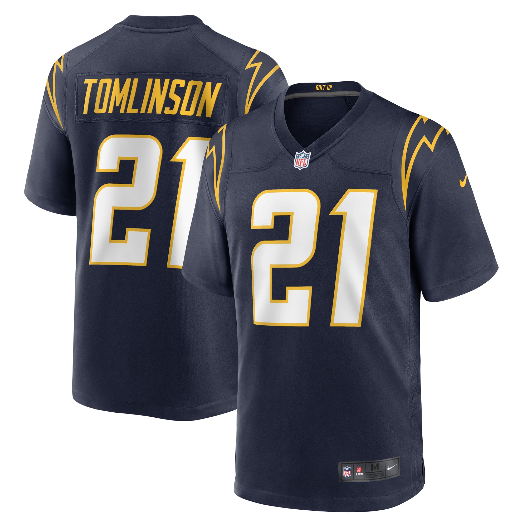 Los Angeles Chargers LaDainian Tomlinson Navy Retired Player NFL Jersey Men's