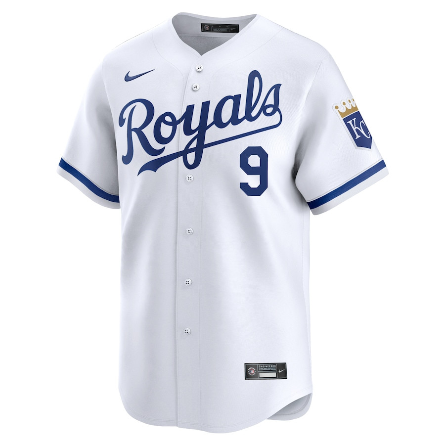 Vinnie Pasquantino 9 Kansas City Royals Home Limited Player White MLB Jersey Men's