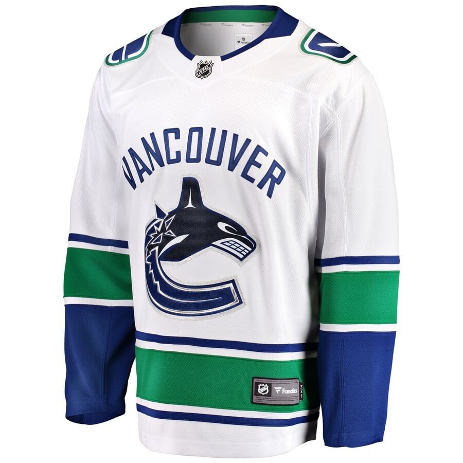 Tom Willander #60 Vancouver Canucks 2023 Draft Away White NHL Jersey Men's