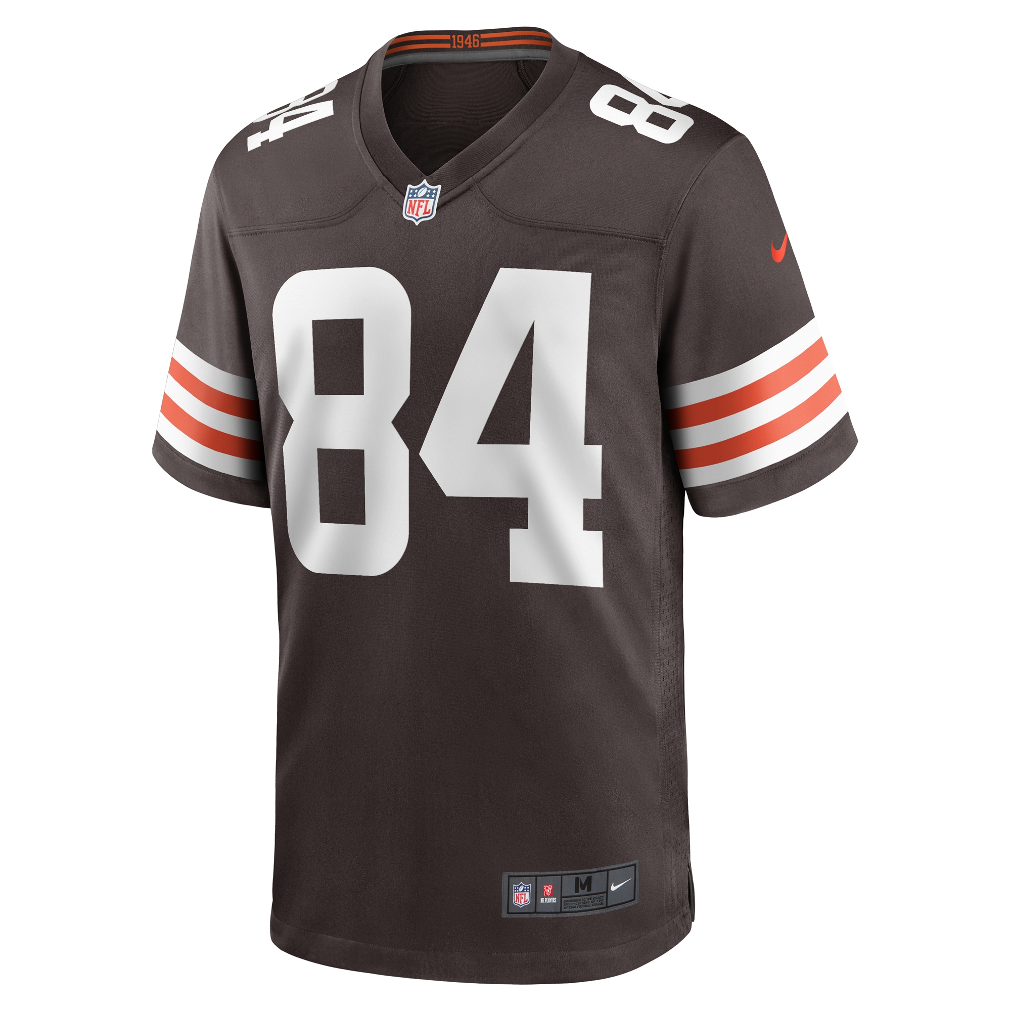 Cleveland Browns Akins Brown Game Player NFL Jersey Men's