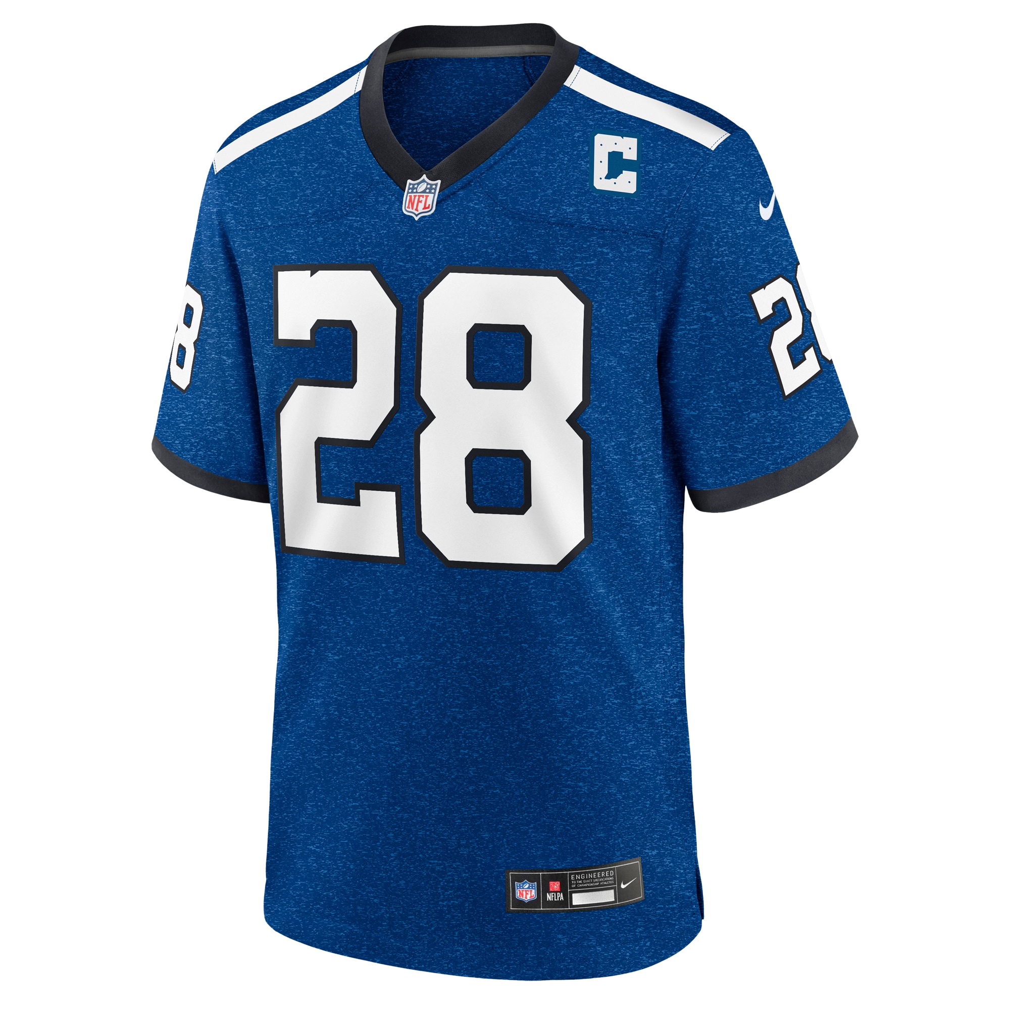 Indianapolis Colts Marshall Faulk Royal Indiana Nights Alternate Game NFL Jersey Men's