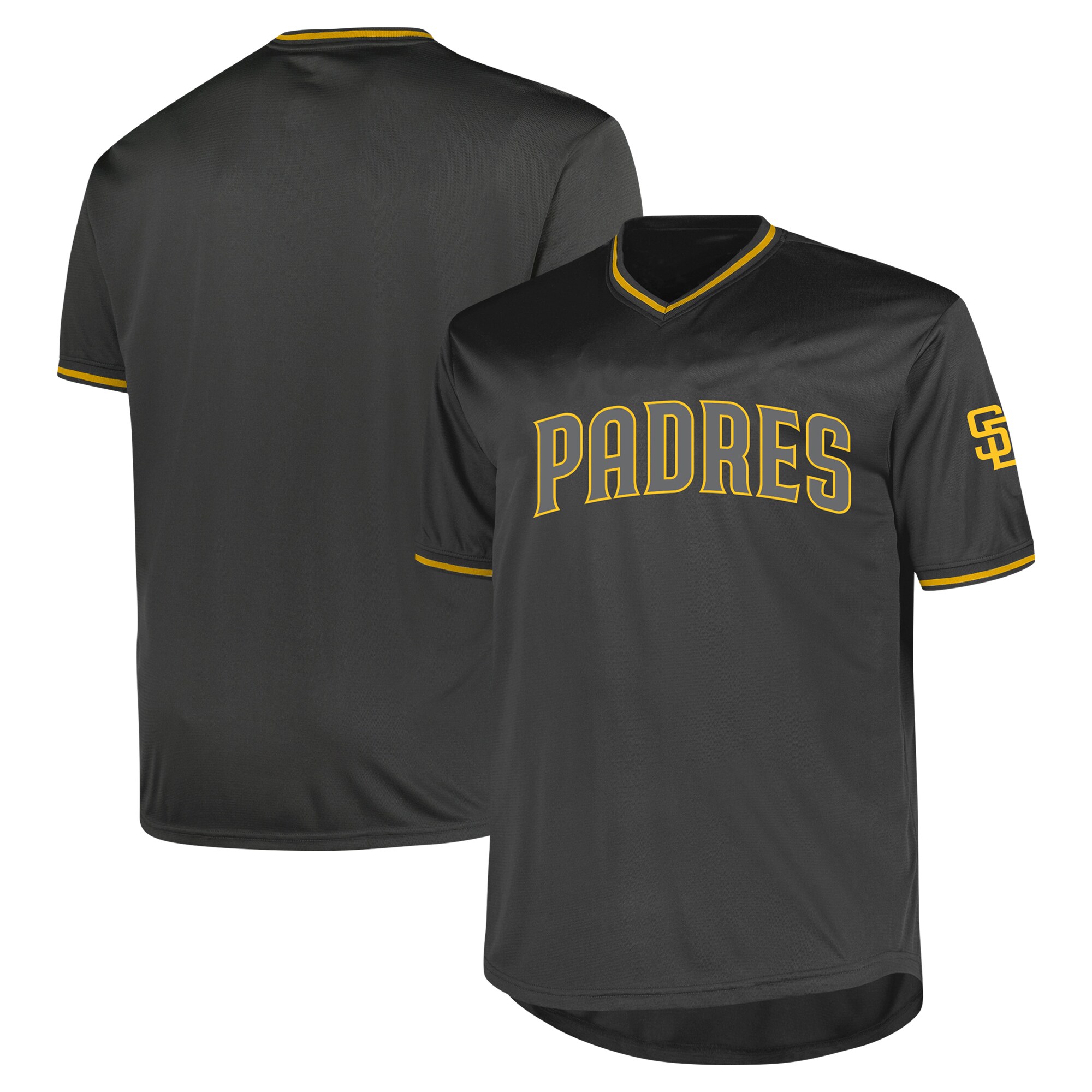 San Diego Padres Profile Charcoal Big Tall Pop Fashion MLB Jersey Men's