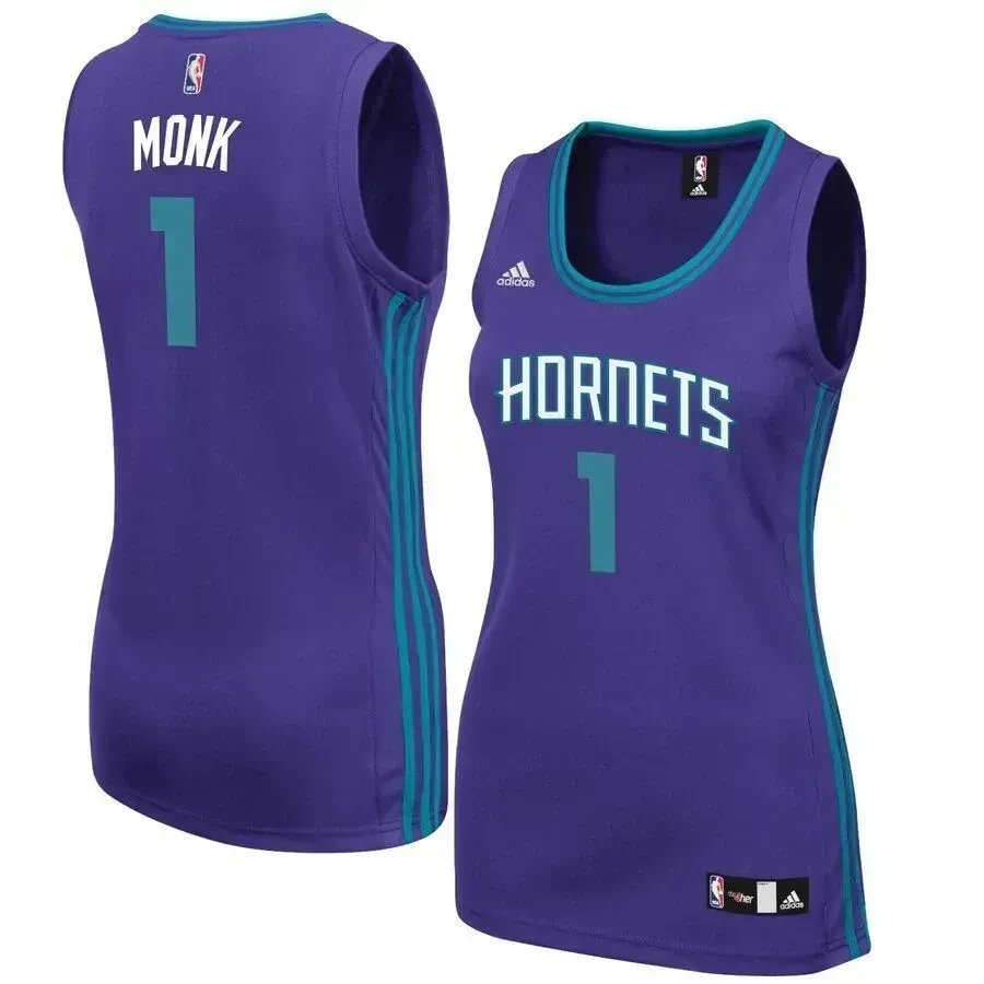 Malik Monk Charlotte Hornets Team Purple NBA Jersey Women's