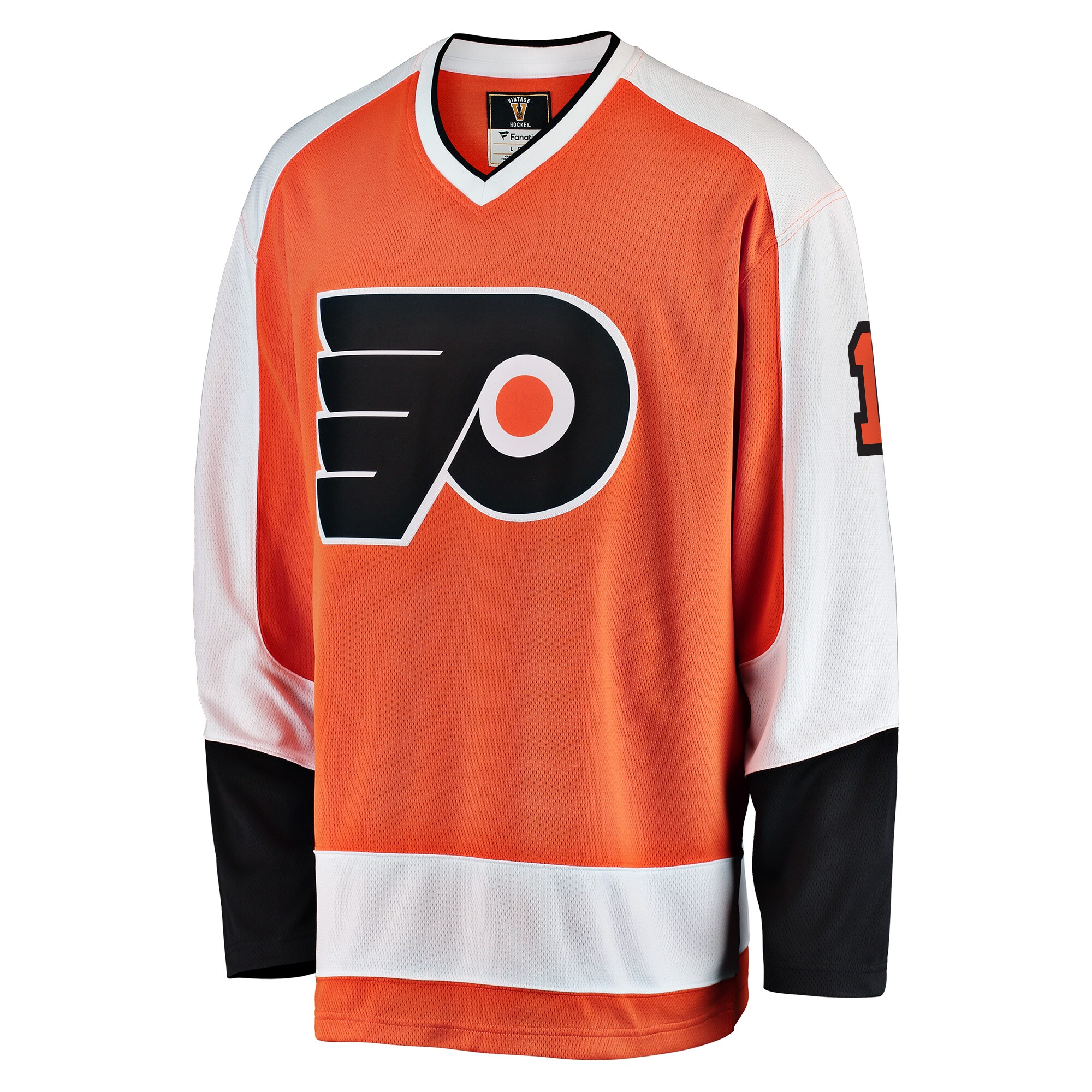 Philadelphia Flyers Bernie Parent Orange Premier Breakaway Retired Player NHL Jersey Men's