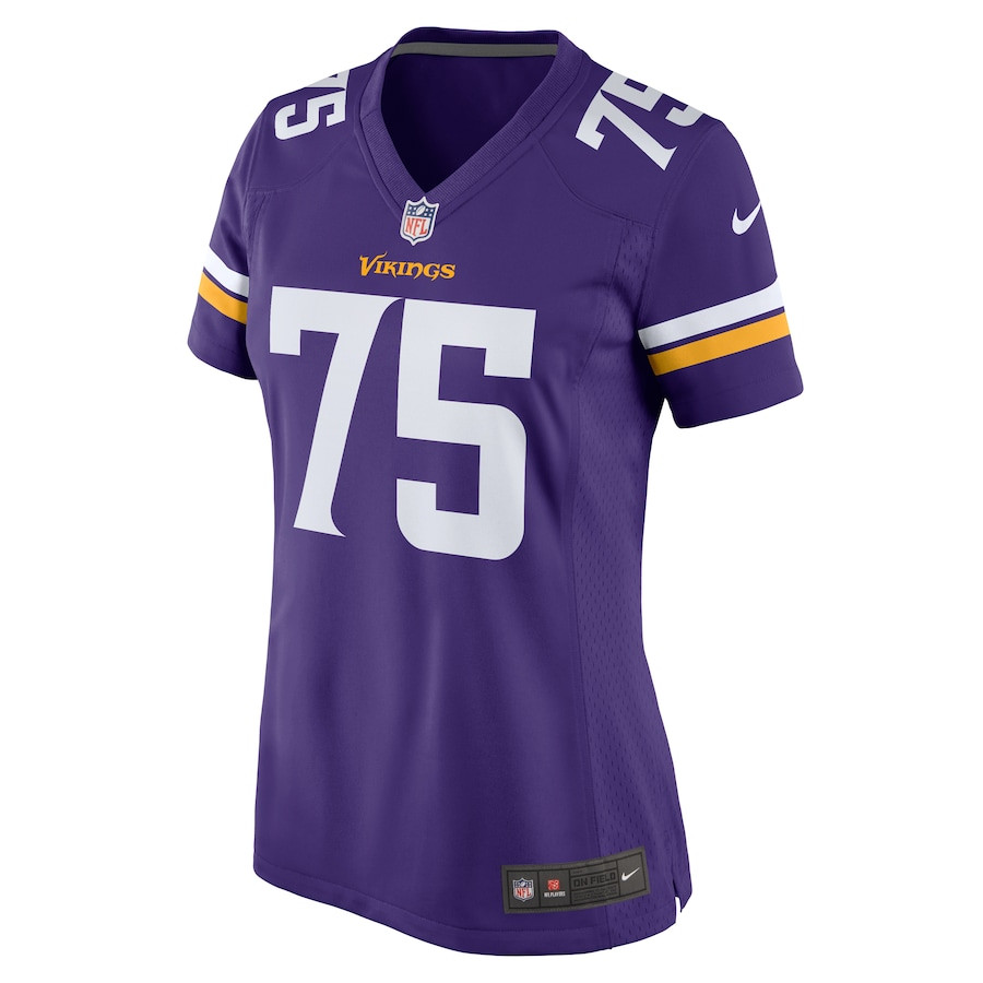 Brian O'Neill 75 Minnesota Vikings Game Purple NFL Jersey Women's