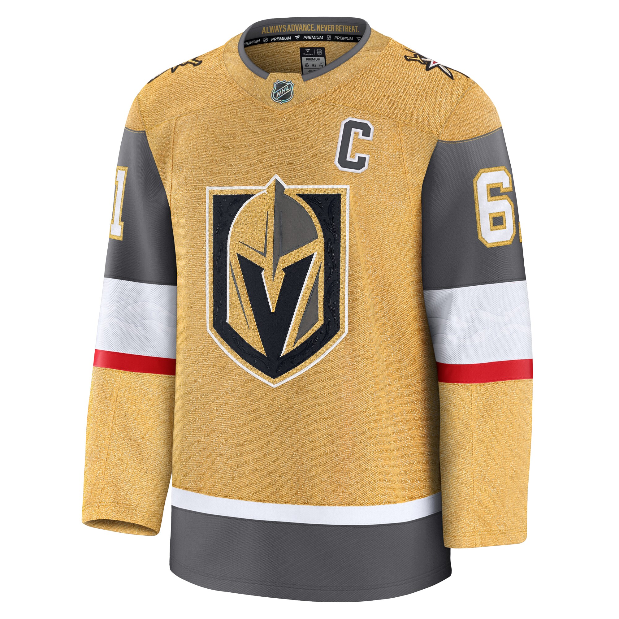 Vegas Golden Knights Mark Stone Gold Home Premium NHL Jersey Men's
