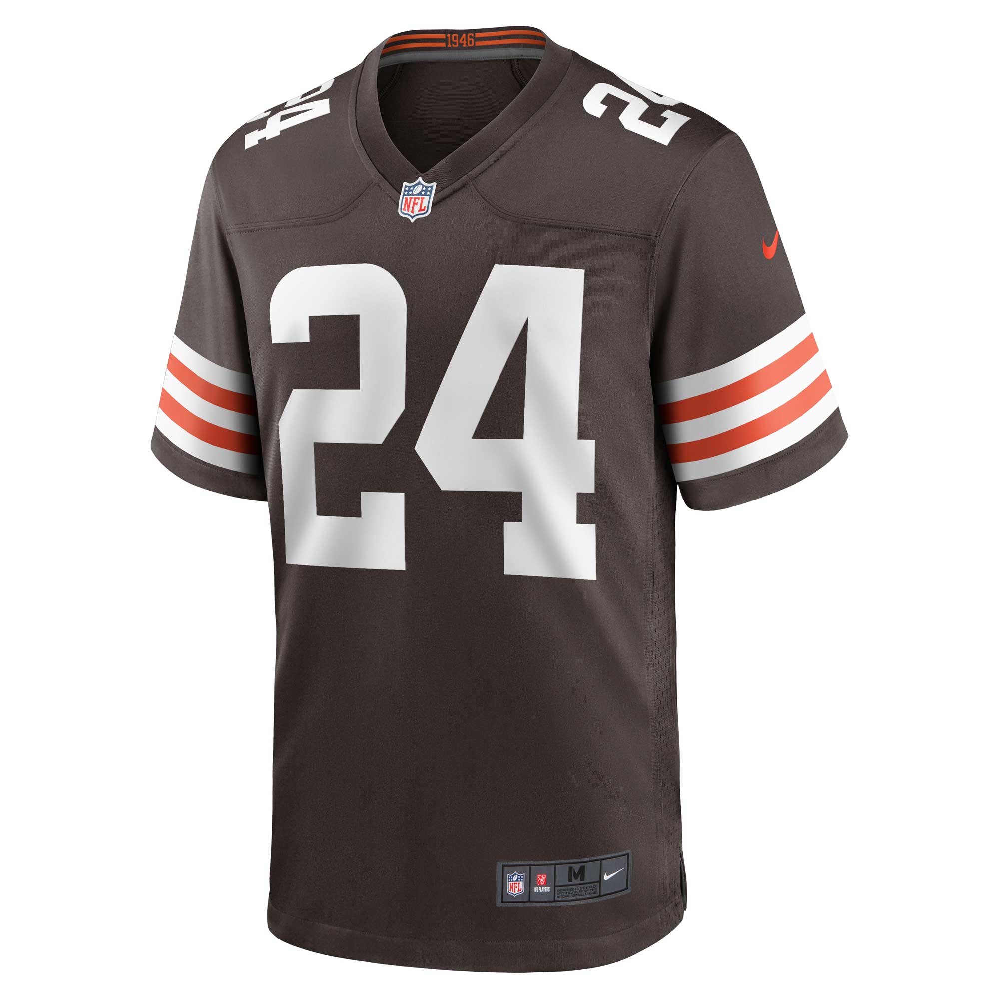 Cleveland Browns Nick Chubb Brown Game NFL Jersey Men's