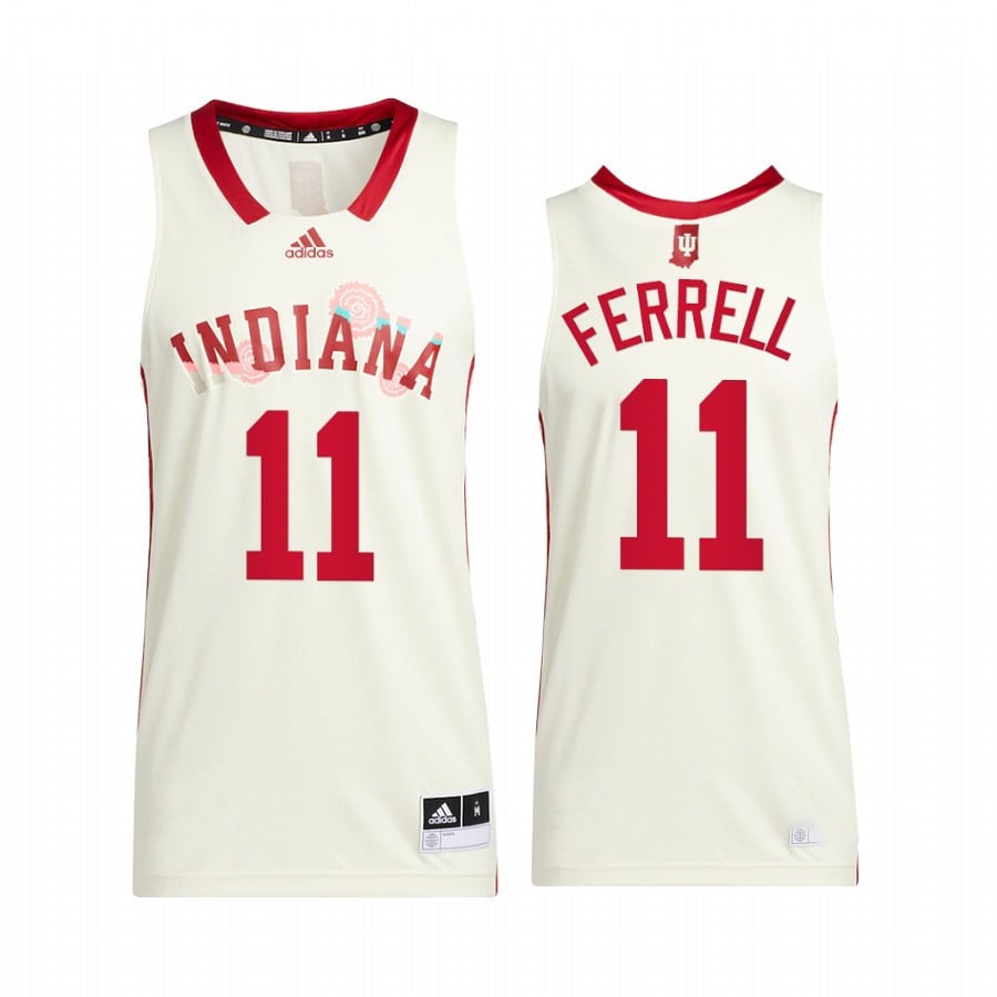 Indiana Hoosiers Yogi Ferrell 11 Honoring Black Excellenc White Uniform NCAA Jersey Men's