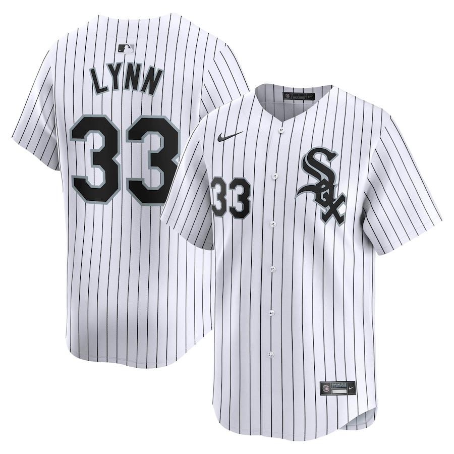 Lance Lynn 33 Chicago White Sox Home Limited Player White MLB Jersey Men's