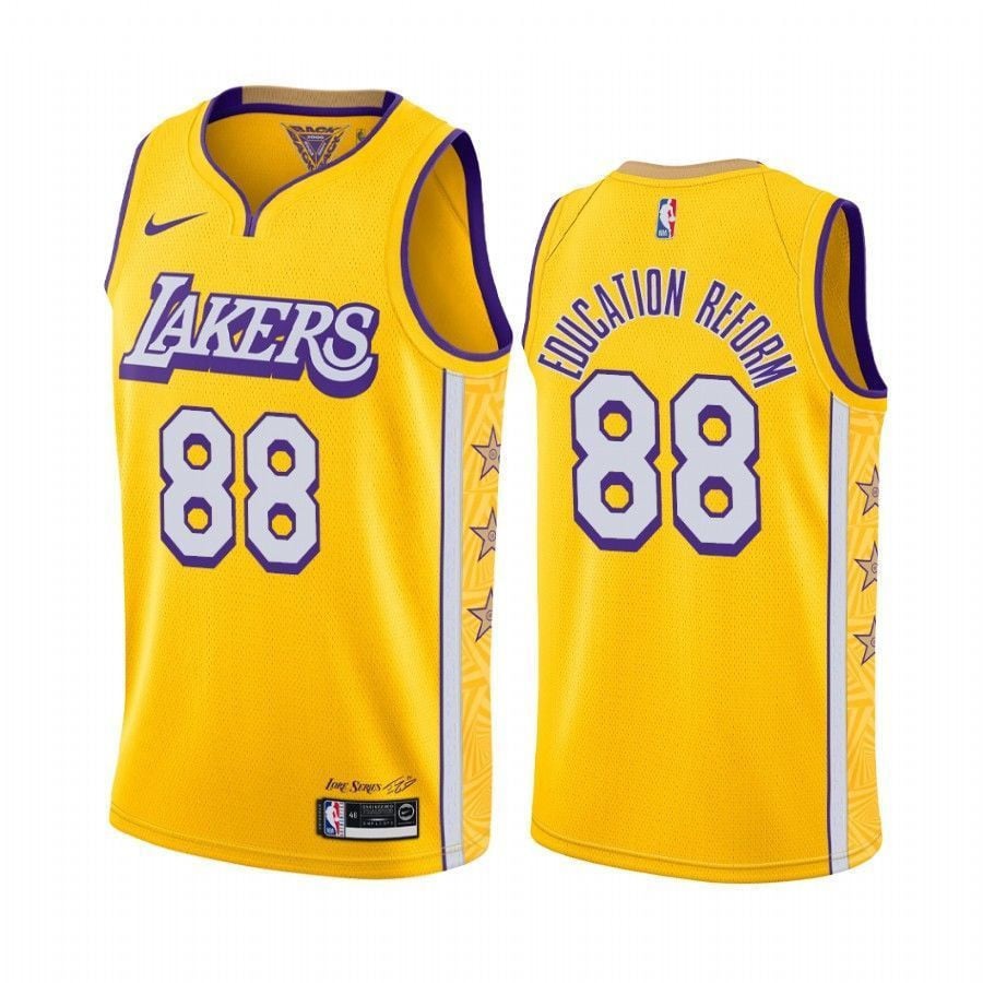 Markieff Morris Education Reform Los Angeles Lakers City NBA Jersey Men's