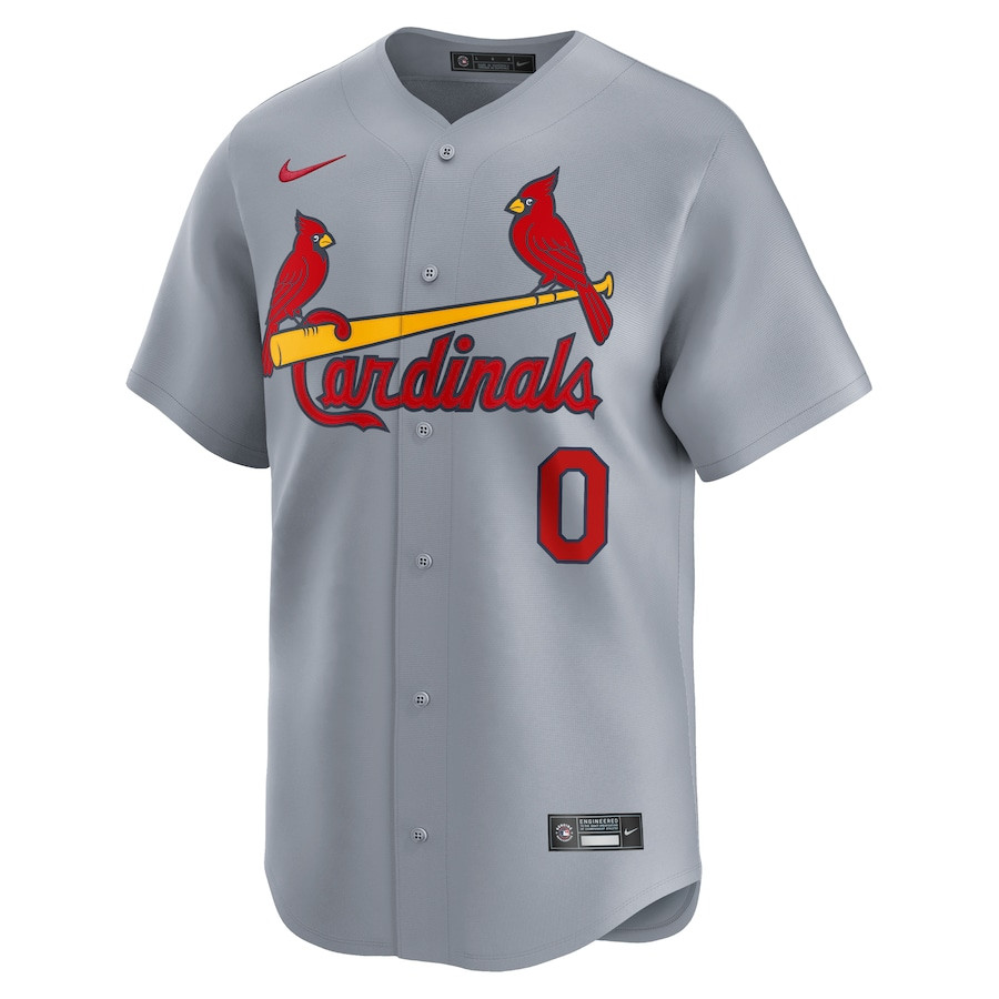 Masyn Winn 0 St. Louis Cardinals Away Limited Gray MLB Jersey Men's