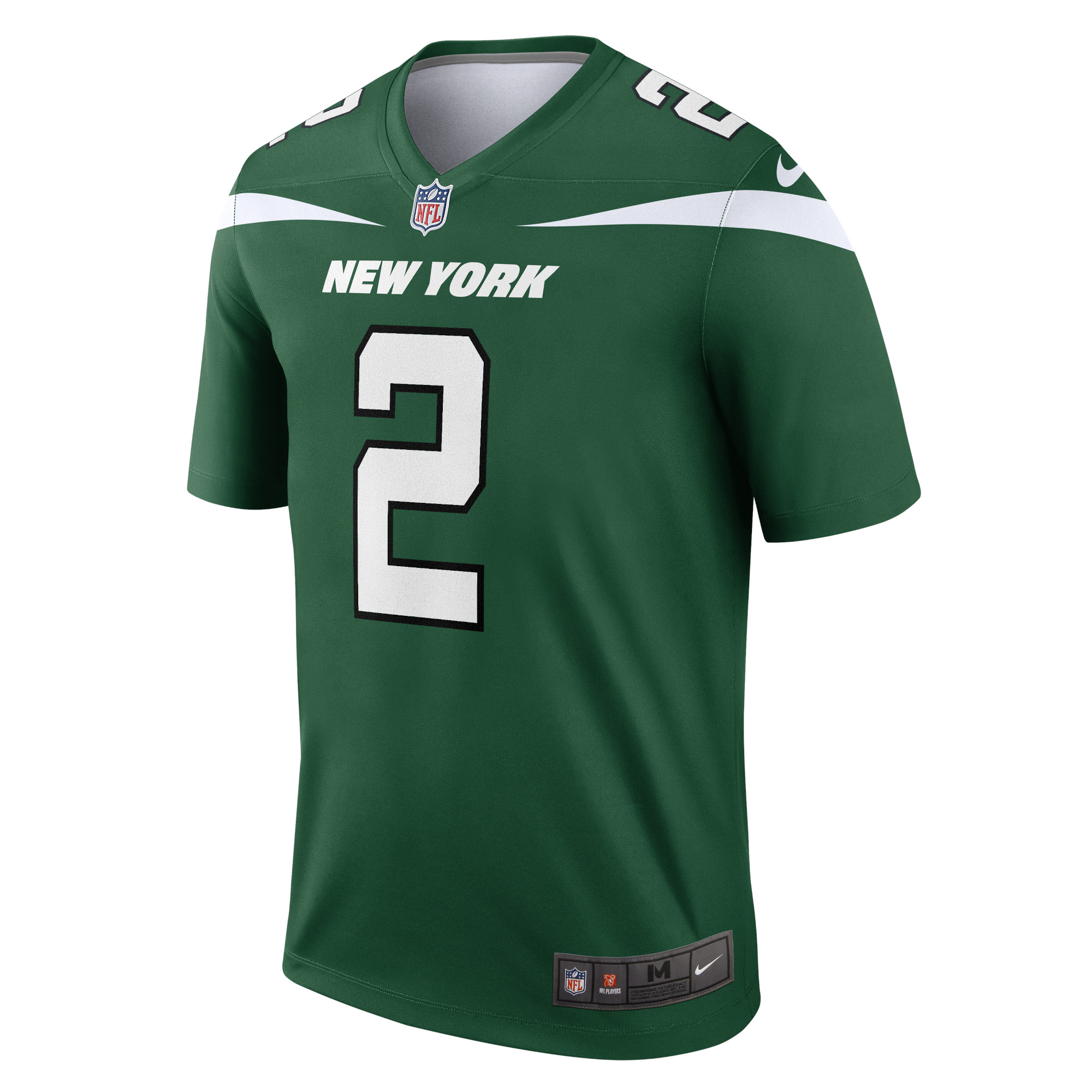 New York Jets Zach Wilson Gotham Green Team Legend Player Performance Top NFL Jersey Men's