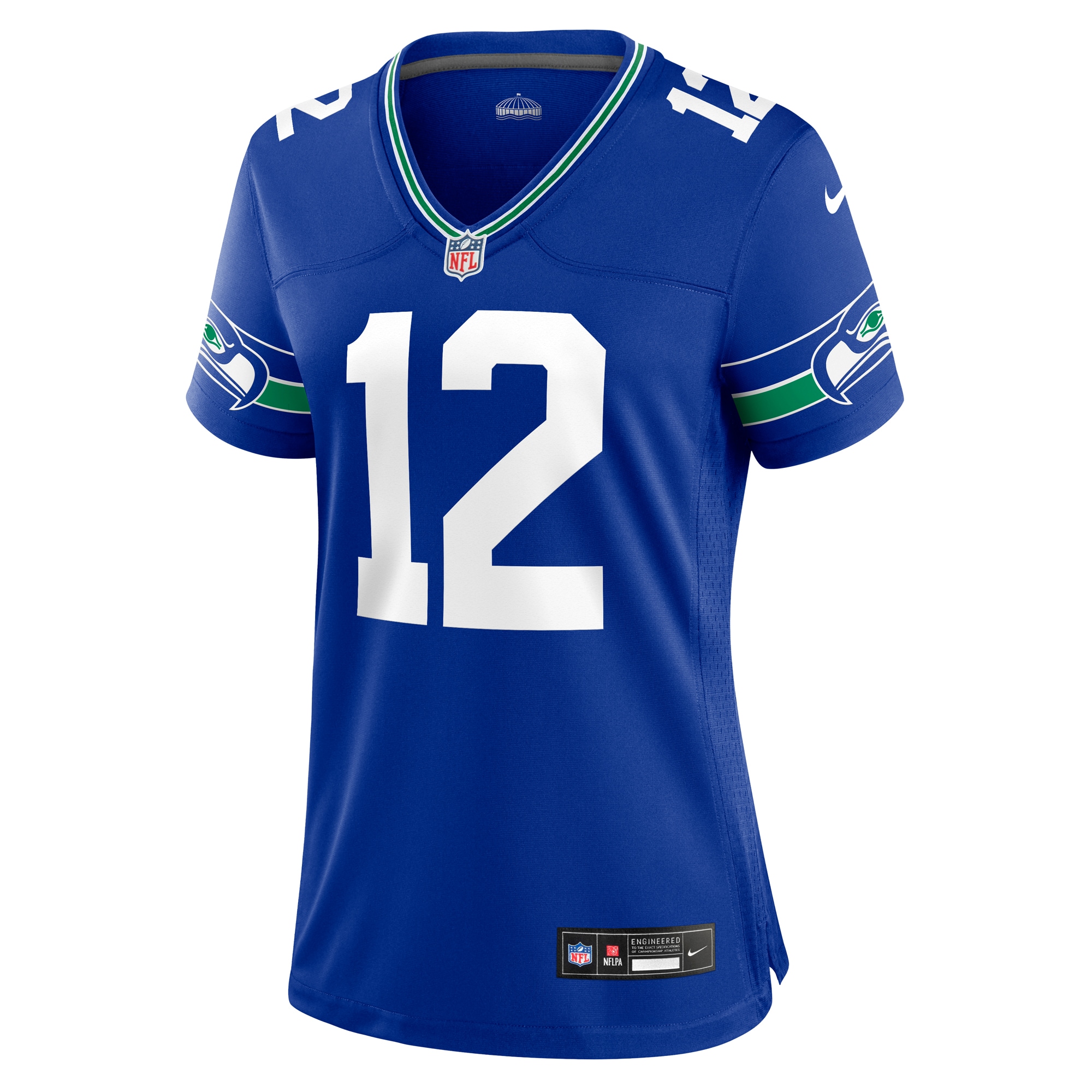 Seattle Seahawks 12s Royal Player NFL Jersey Women's