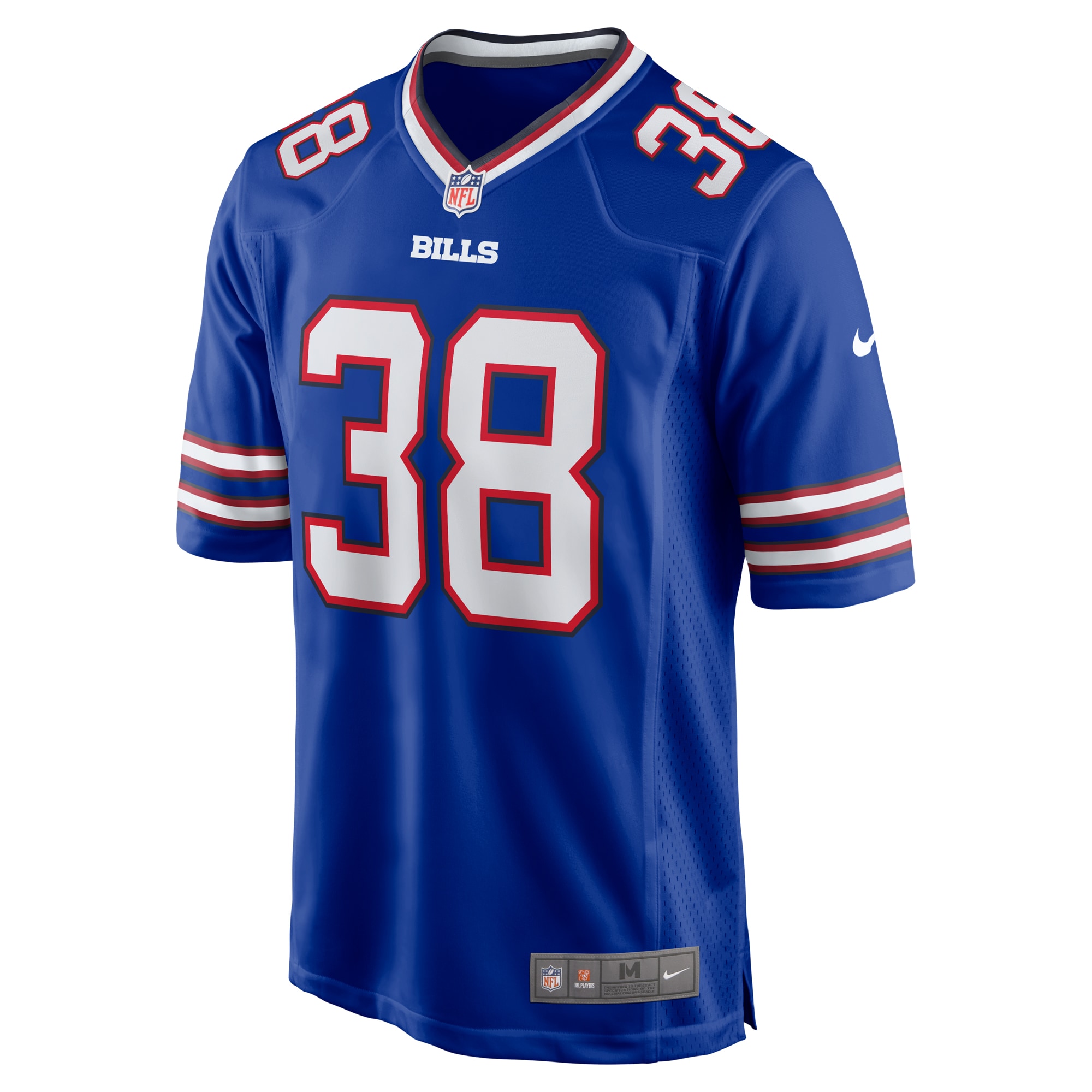 Buffalo Bills Tre Norwood Royal Team Game NFL Jersey Men's