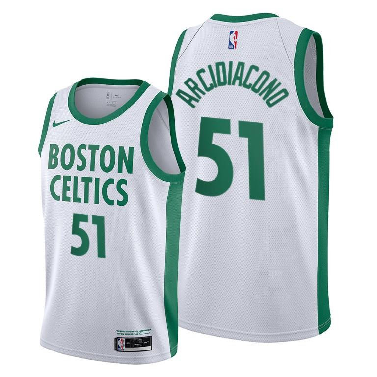 Ryan Arcidiacono Boston Celtics White City Edition 51 NBA Jersey Men's