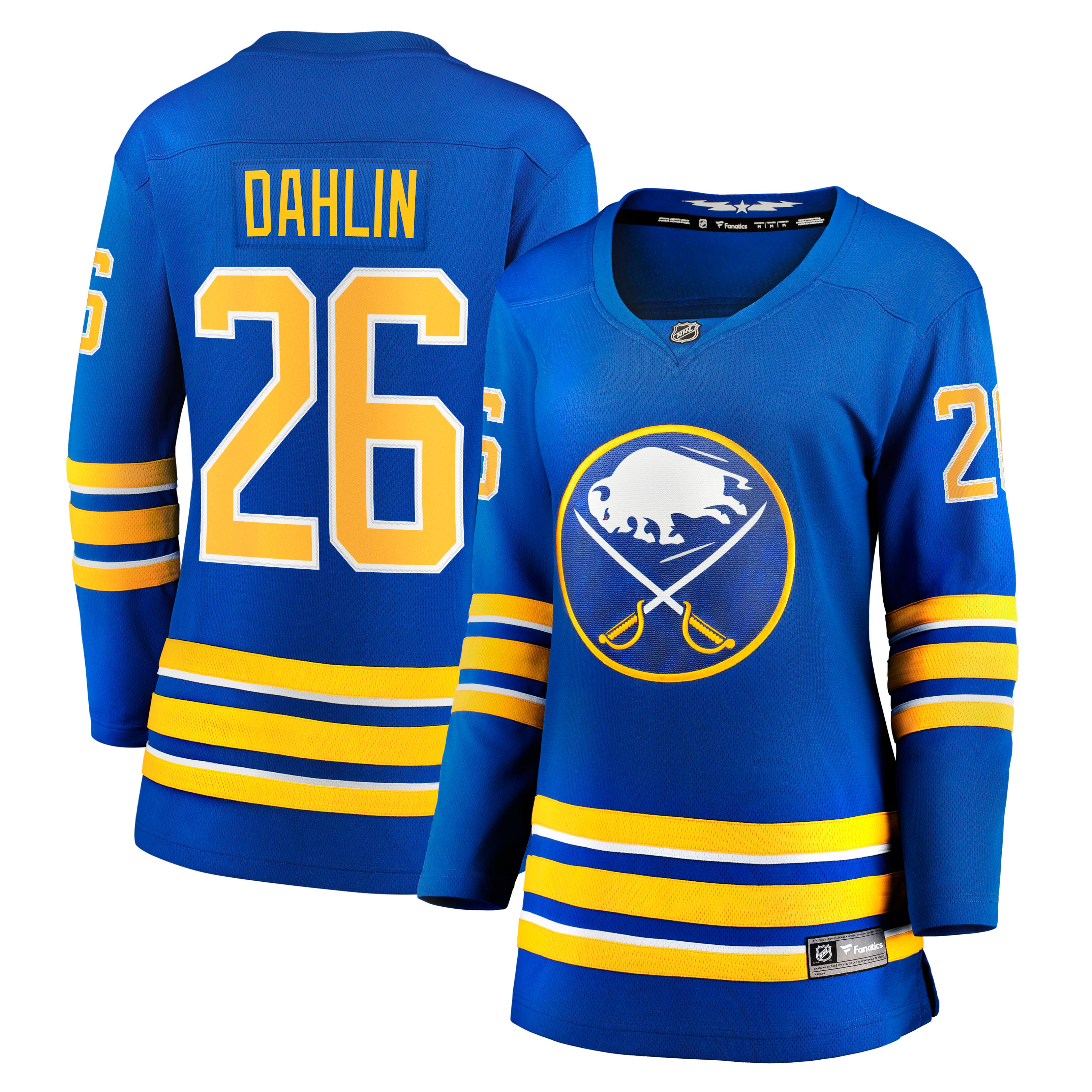 Buffalo Sabres Rasmus Dahlin Royal Home Breakaway NHL Jersey Women's