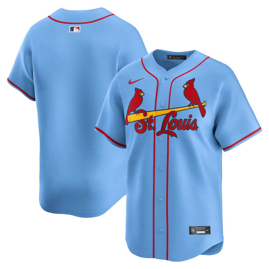 St. Louis Cardinals Alternate Limited Light Blue MLB Jersey Men's