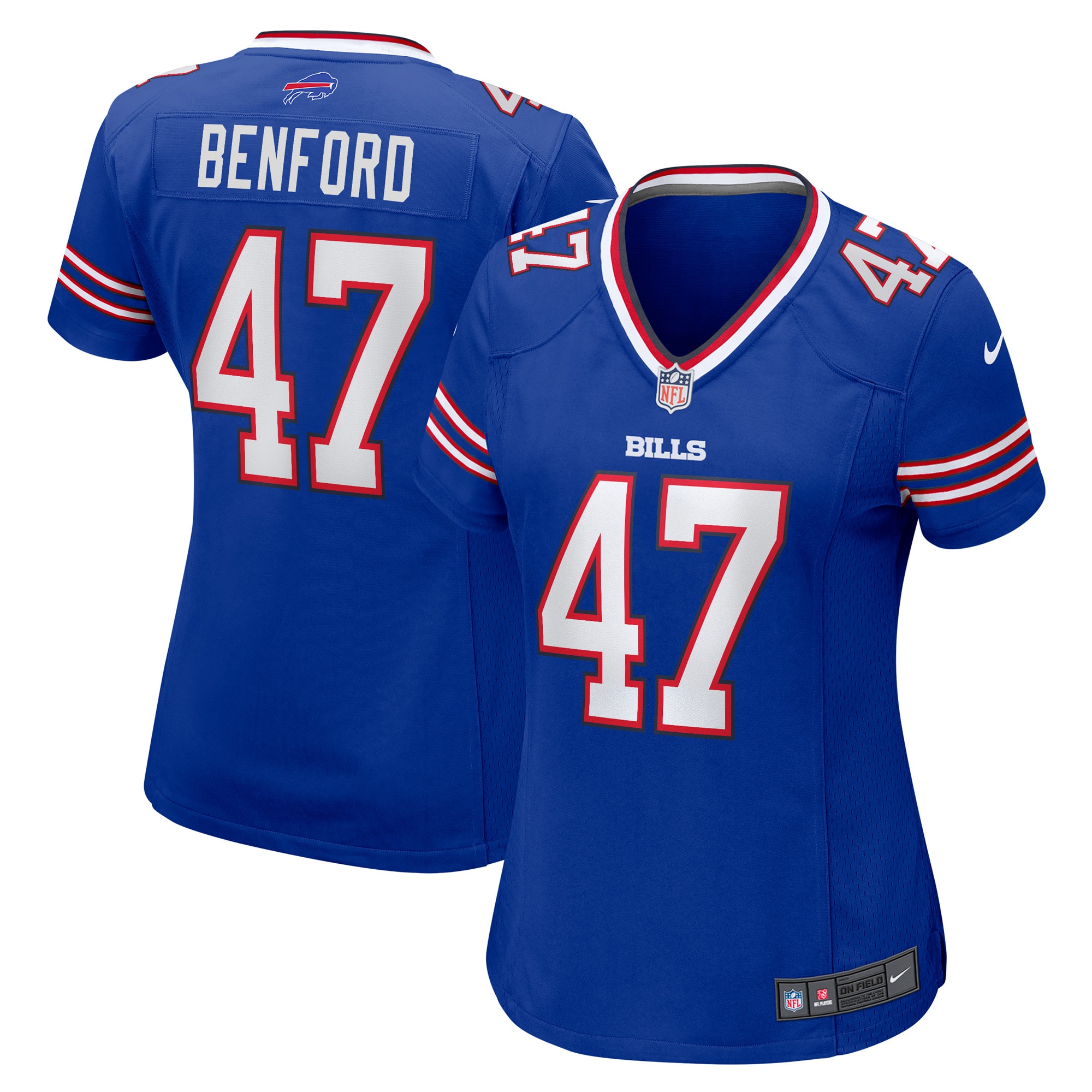Buffalo Bills Christian Benford Royal Game NFL Jersey Women's