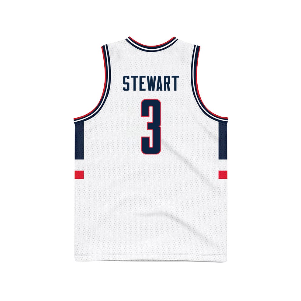 Jaylin Stewart 3 UConn Huskies 2024 National Champions Patch Unisex NCAA Jersey Unisex