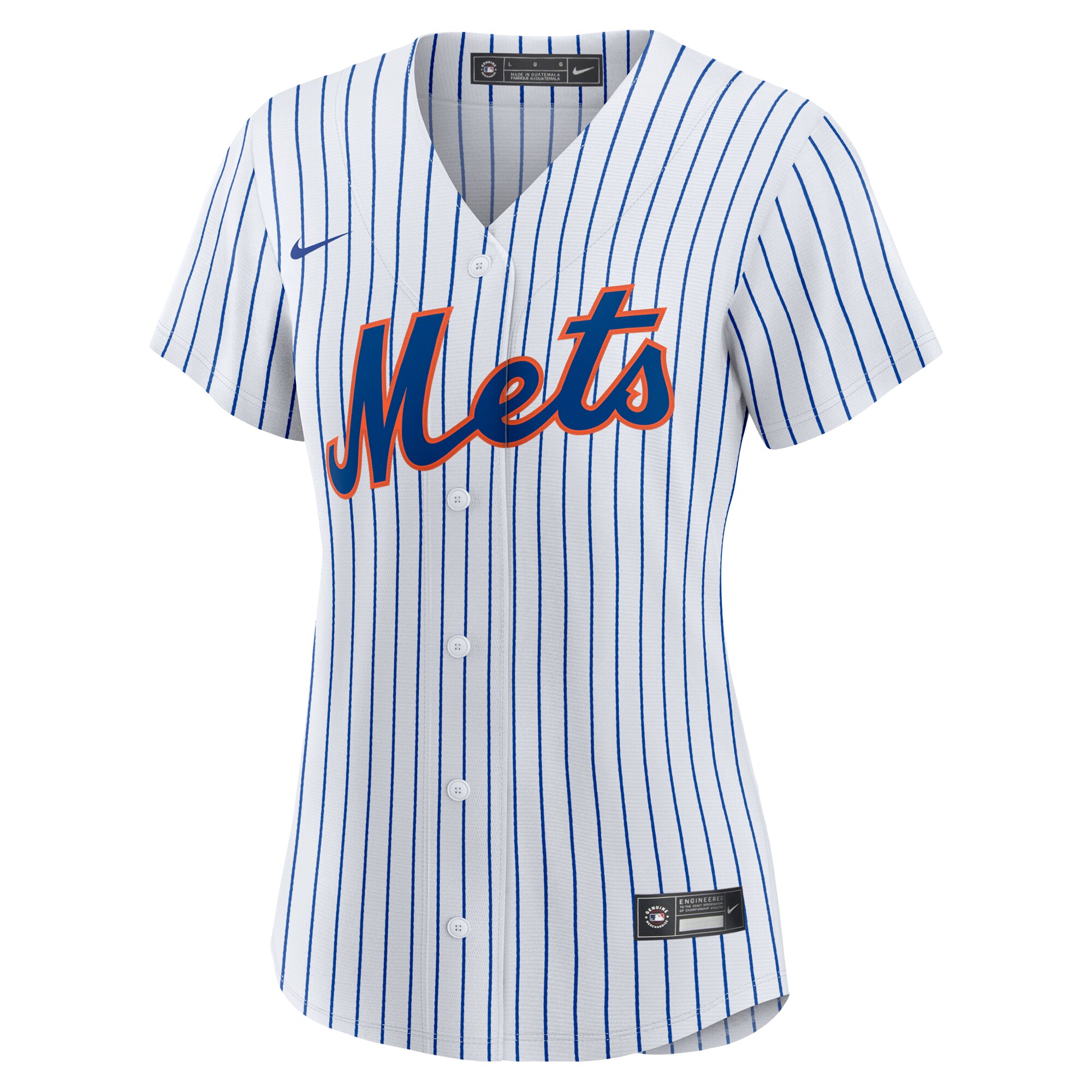 New York Mets Luisangel Acu?a White Home Player MLB Jersey Women's