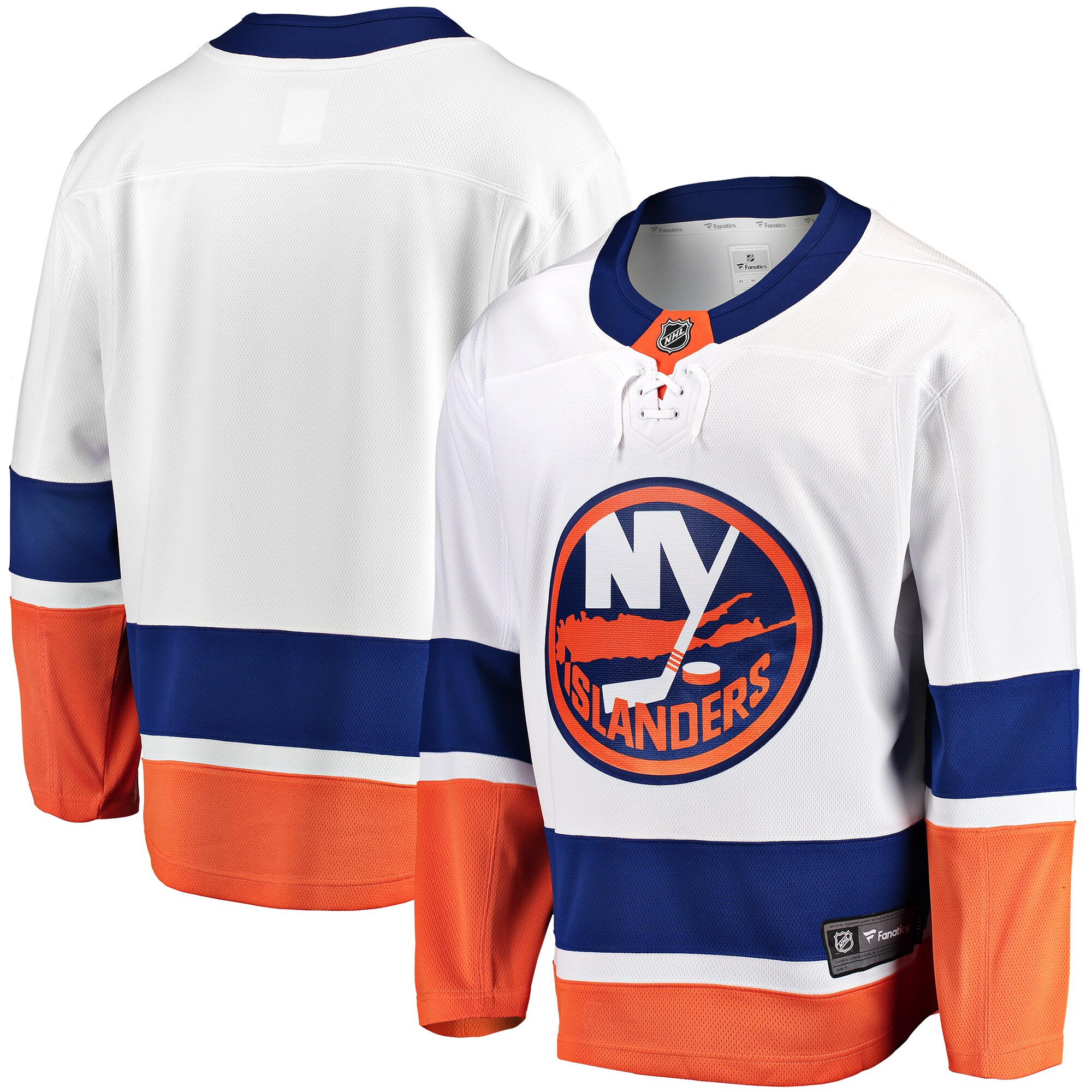New York Islanders White Breakaway Away NHL Jersey Men's