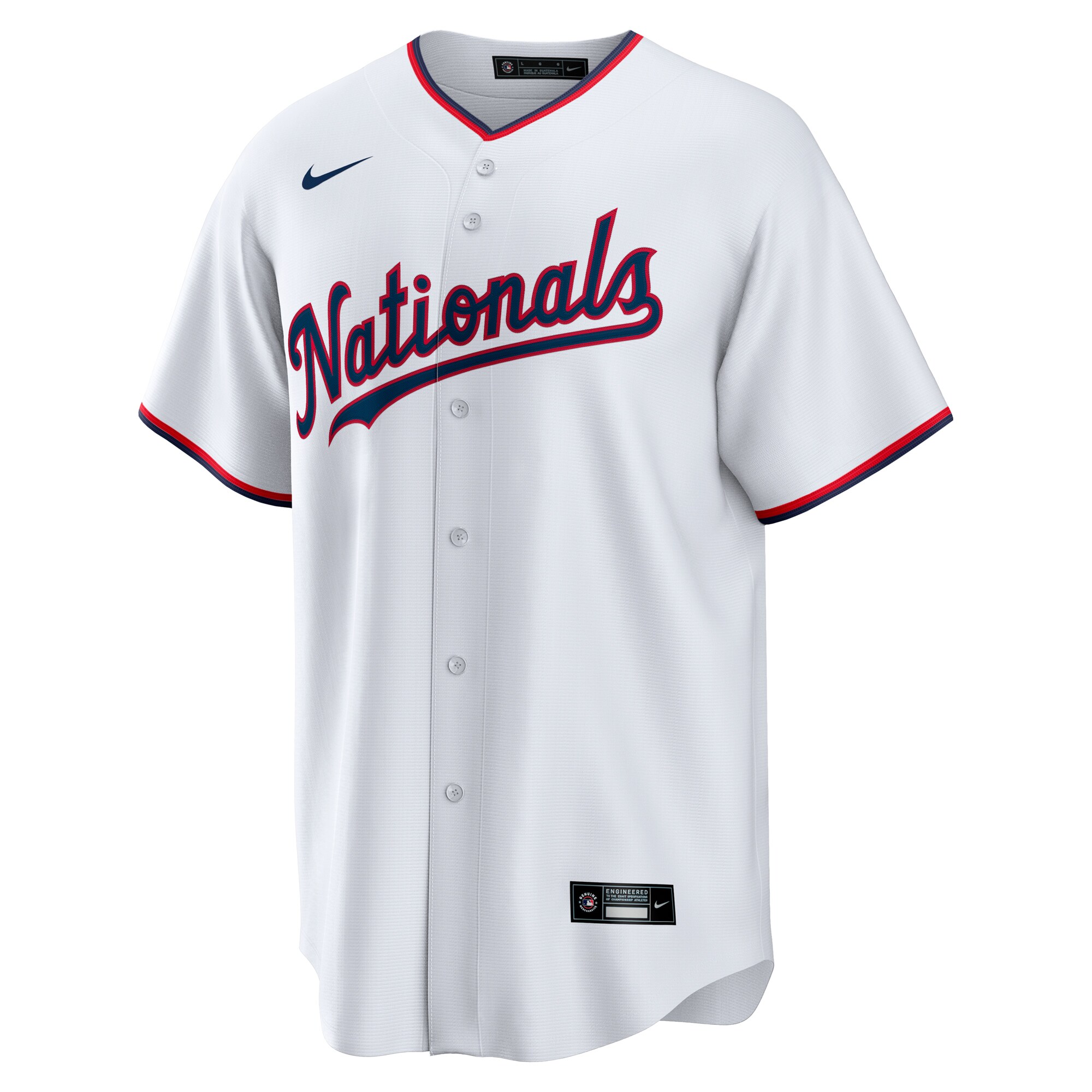 Washington Nationals CJ Abrams White Home Player MLB Jersey Youth