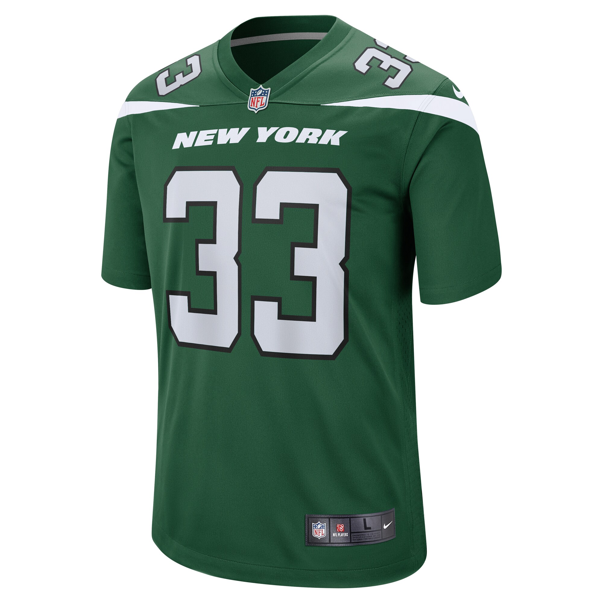 New York Jets Dalvin Cook Gotham Green Game Player NFL Jersey Men's
