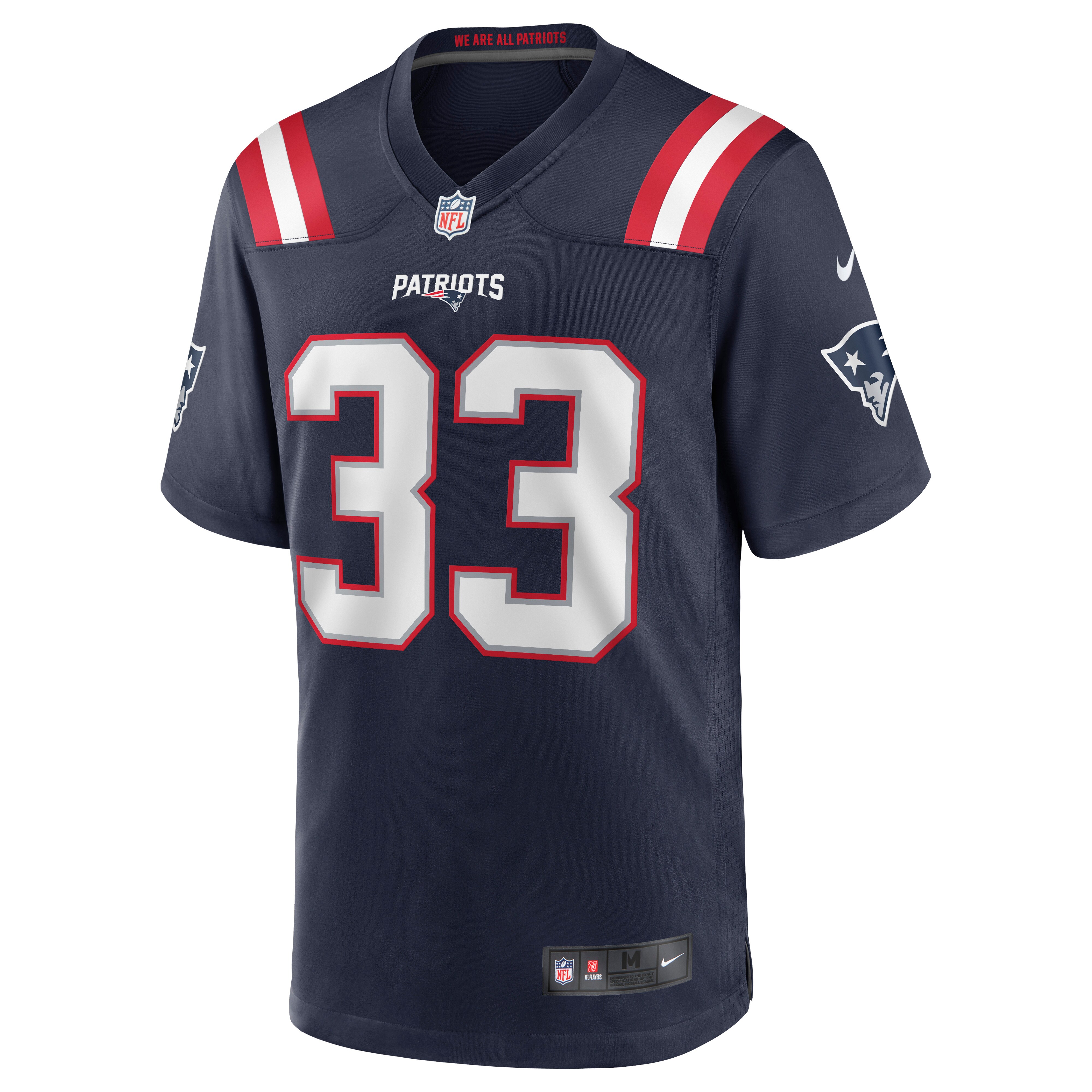 New England Patriots Joejuan Williams Navy Game NFL Jersey Men's