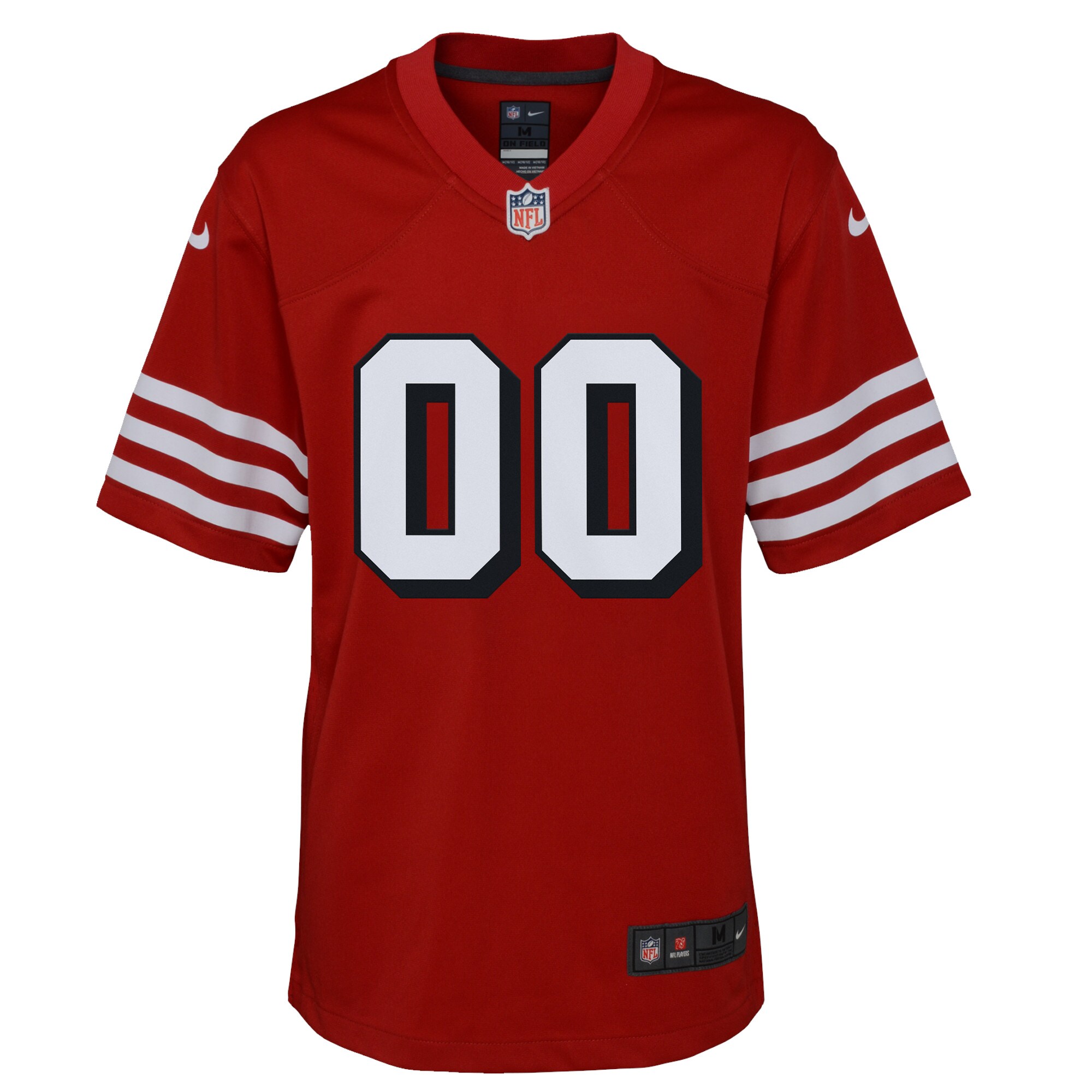 San Francisco 49ers Scarlet Alternate Custom Game NFL Jersey Youth