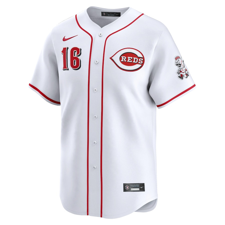 Noelvi Marte 16 Cincinnati Reds Home Limited White MLB Jersey Men's