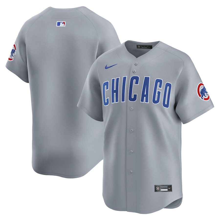 Chicago Cubs Road Limited Gray MLB Jersey Men's