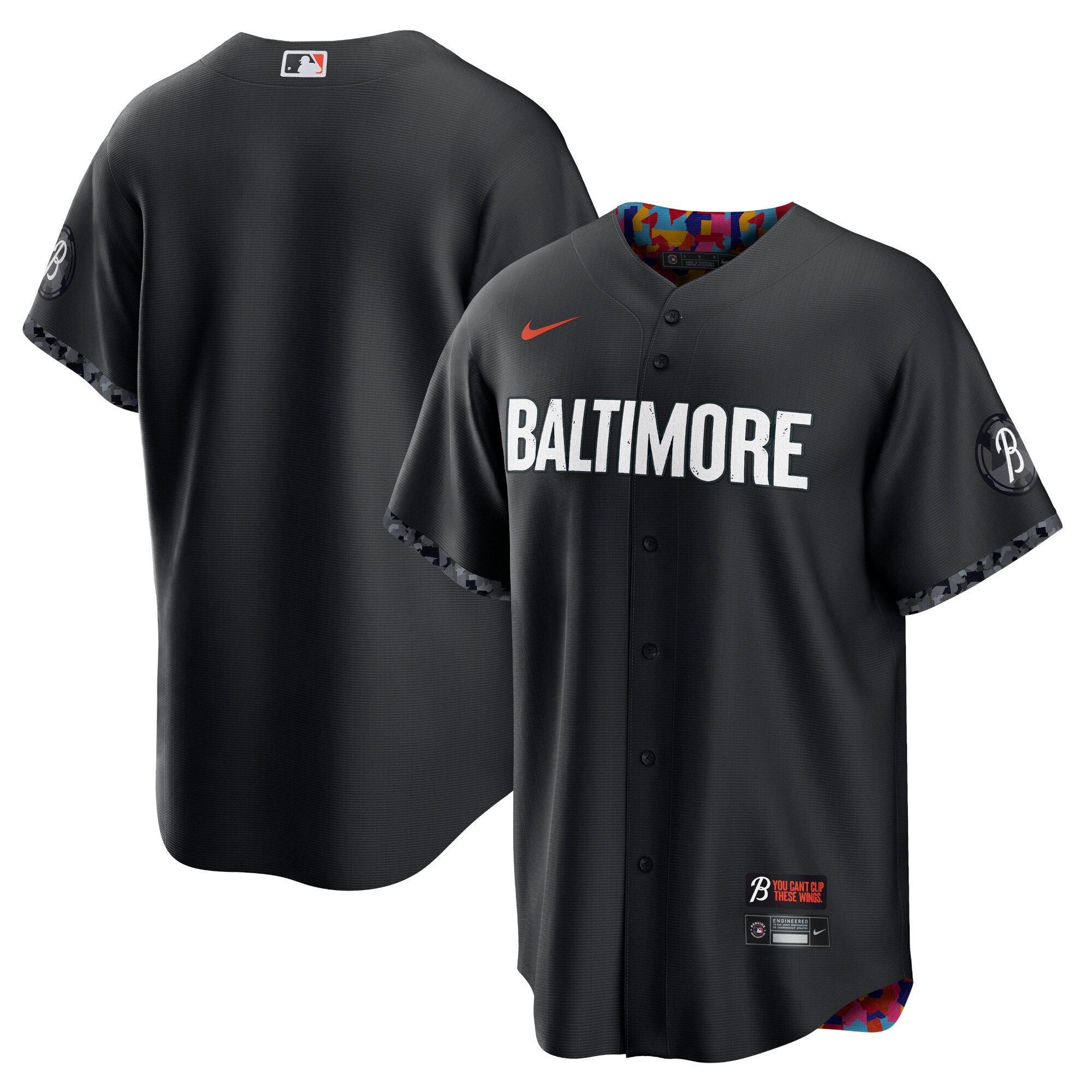 Baltimore Orioles Black City Connect MLB Jersey Men's
