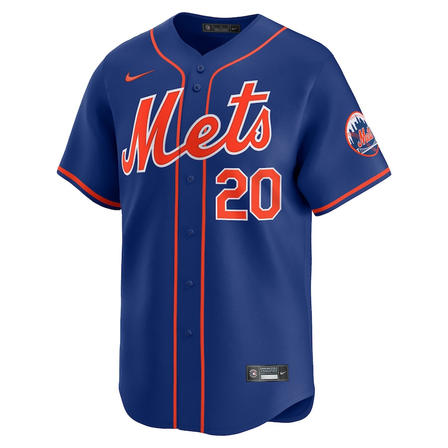 Pete Alonso 20 New York Mets Alternate Limited Royal MLB Jersey Men's