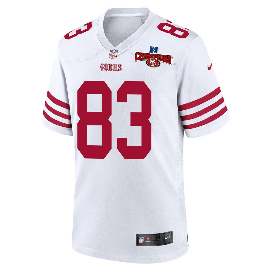 Willie Snead IV 83 San Francisco 49ers NFC Champions Patch Game White NFL Jersey Men's