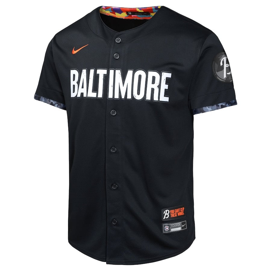 Adley Rutschman 35 Baltimore Orioles City Connect Limited Black MLB Jersey Youth