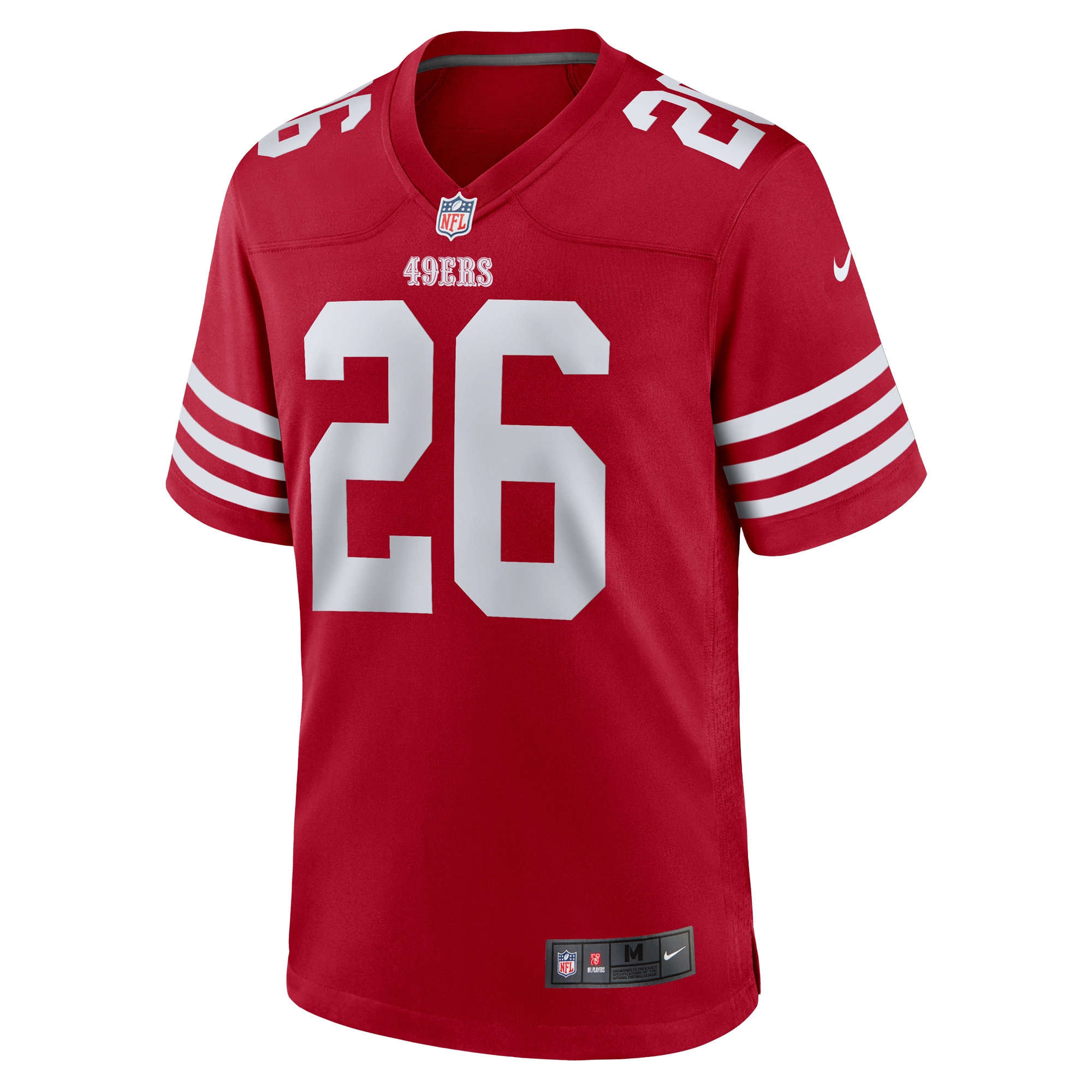 San Francisco 49ers Chase Lucas Scarlet Team Game NFL Jersey Men's