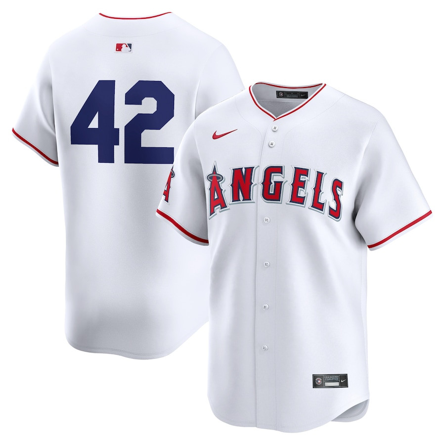 Los Angeles Angels 2024 Jackie Robinson Day Home Limited White MLB Jersey Men's