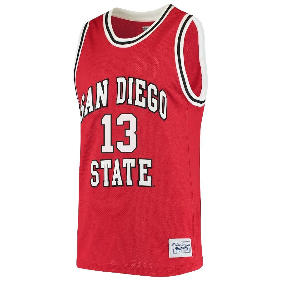 Jaedon LeDee 13 San Diego State Aztecs 2023- Red NCAA Jersey Men's
