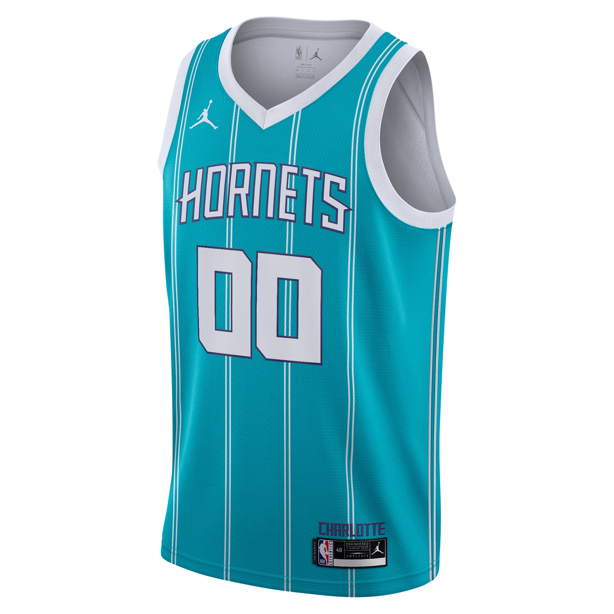 Charlotte Hornets Jordan Icon Edition Swingman Custom NBA Jersey Youth