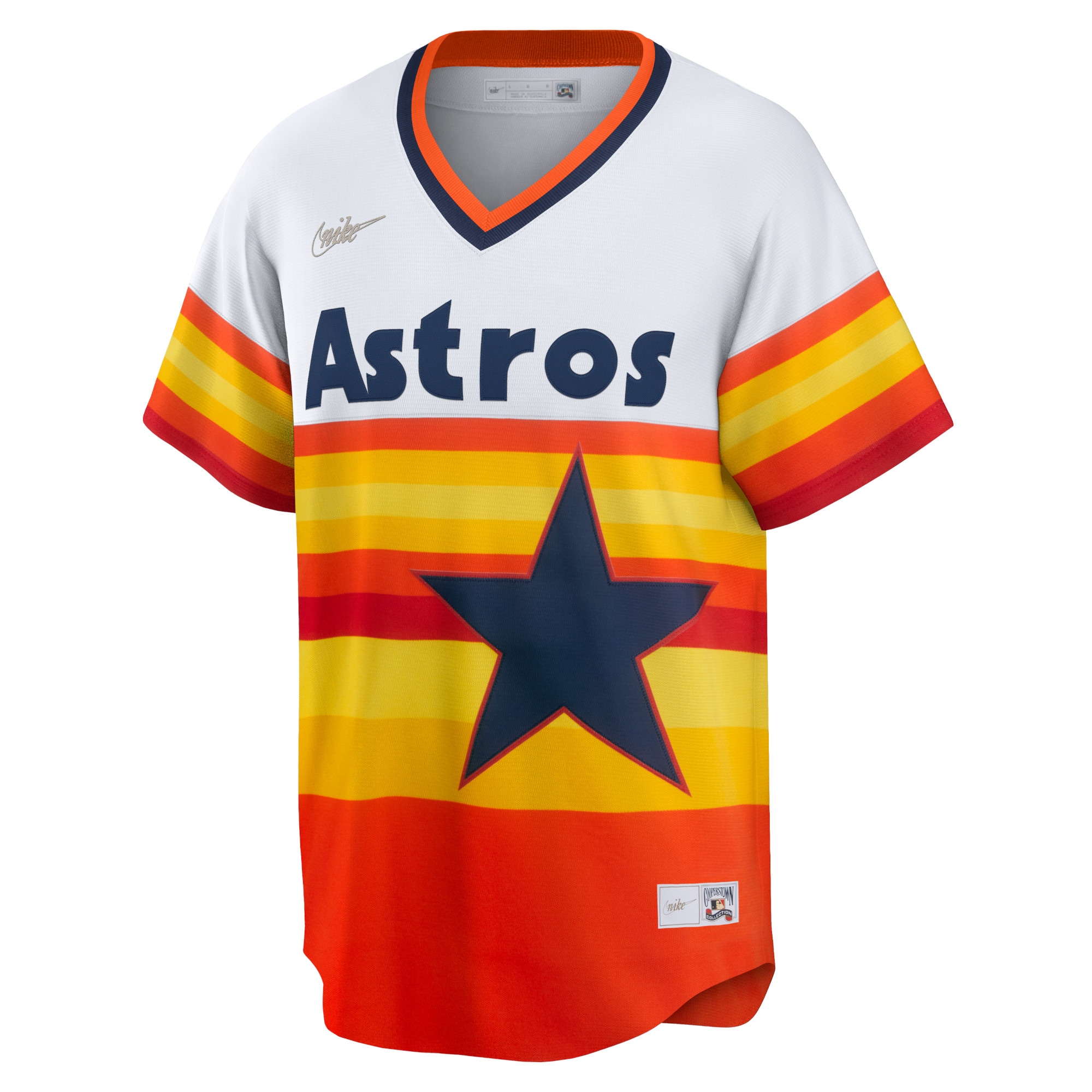 Houston Astros Craig Biggio White Home Cooperstown Collection Player MLB Jersey Men's
