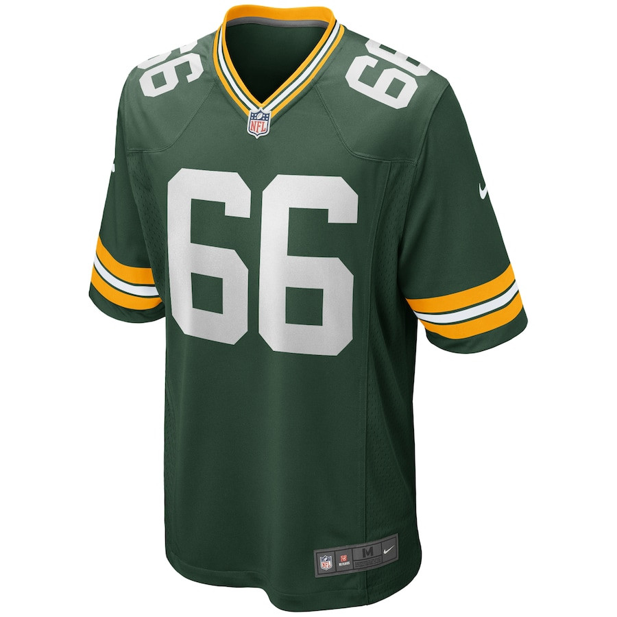 Ray Nitschke 66 Green Bay Packers Game Retired Green NFL Jersey Men's